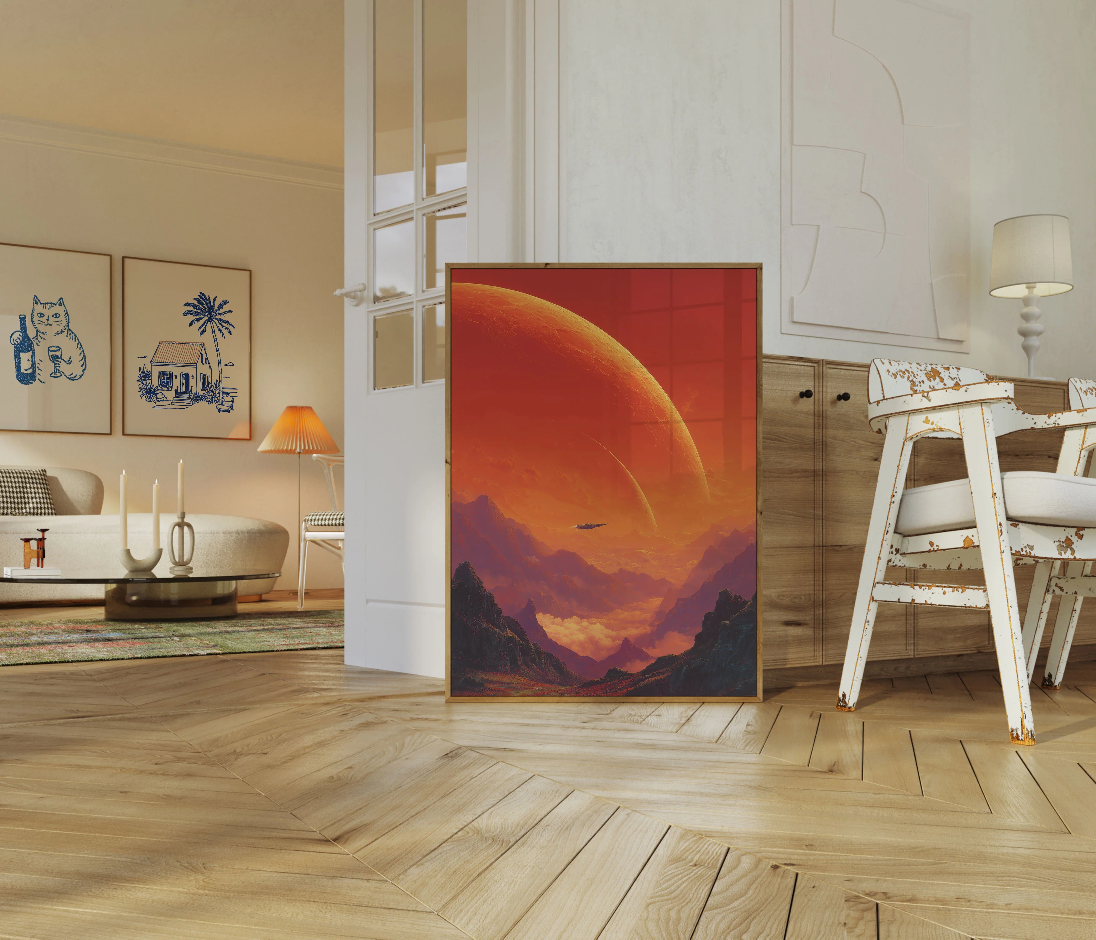 Alien Planet Sci-Fi Adventure Poster - Image 5
