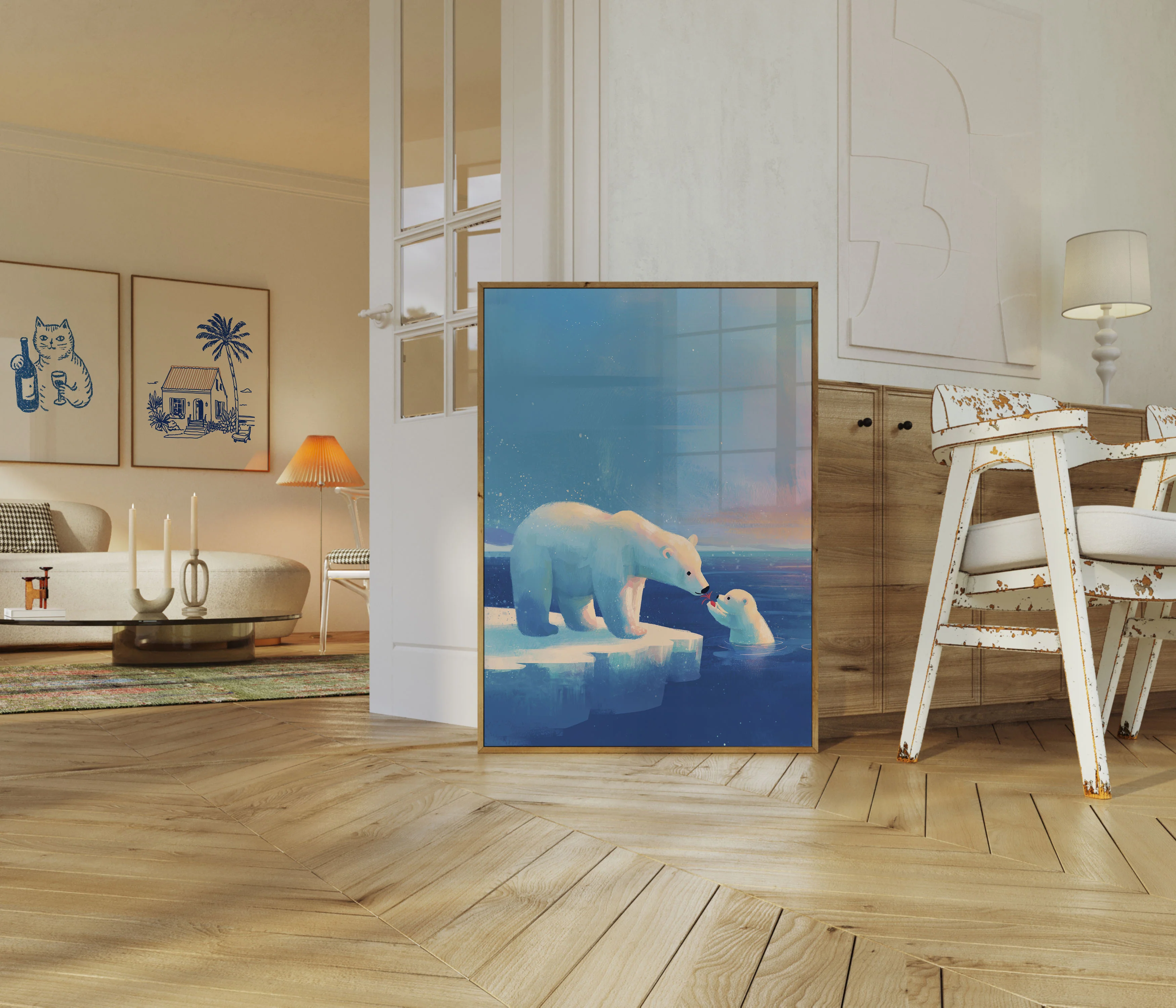 Arctic Connection Polar Bear Poster - Image 5