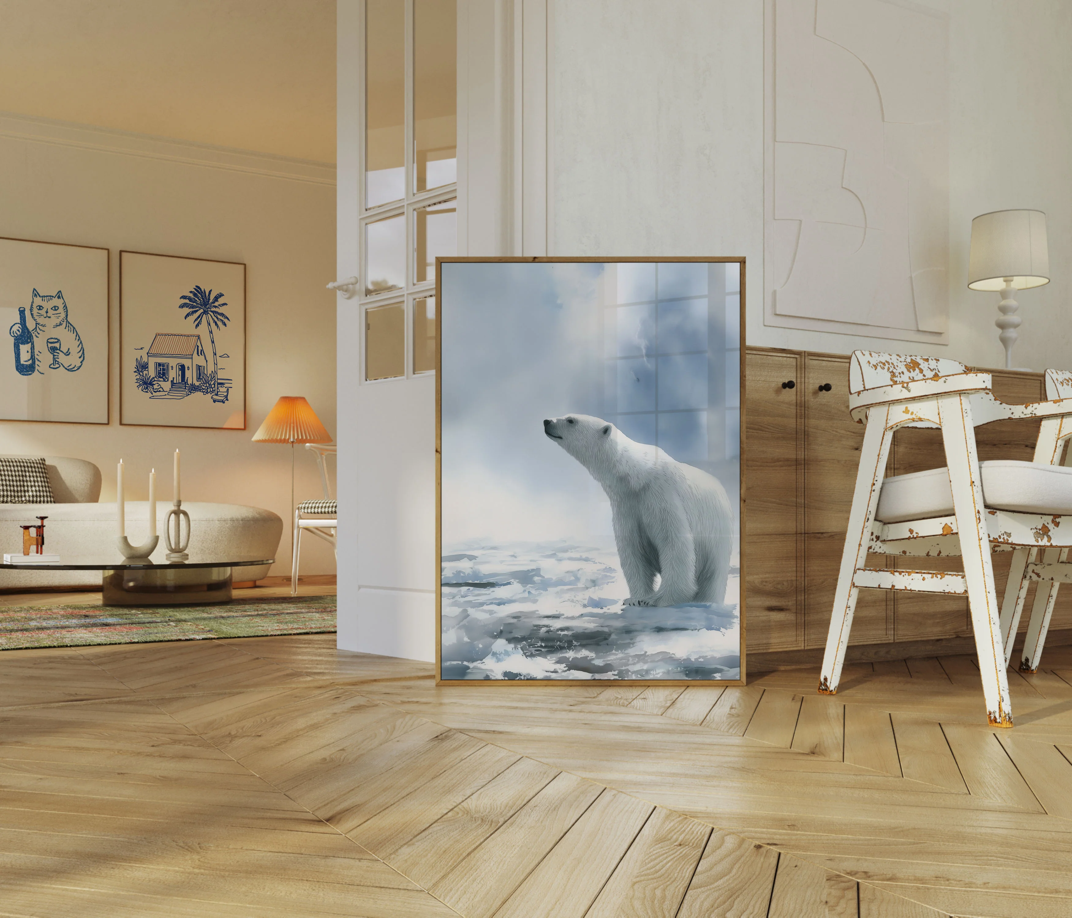 Arctic Guardian Polar Bear Poster - Image 5