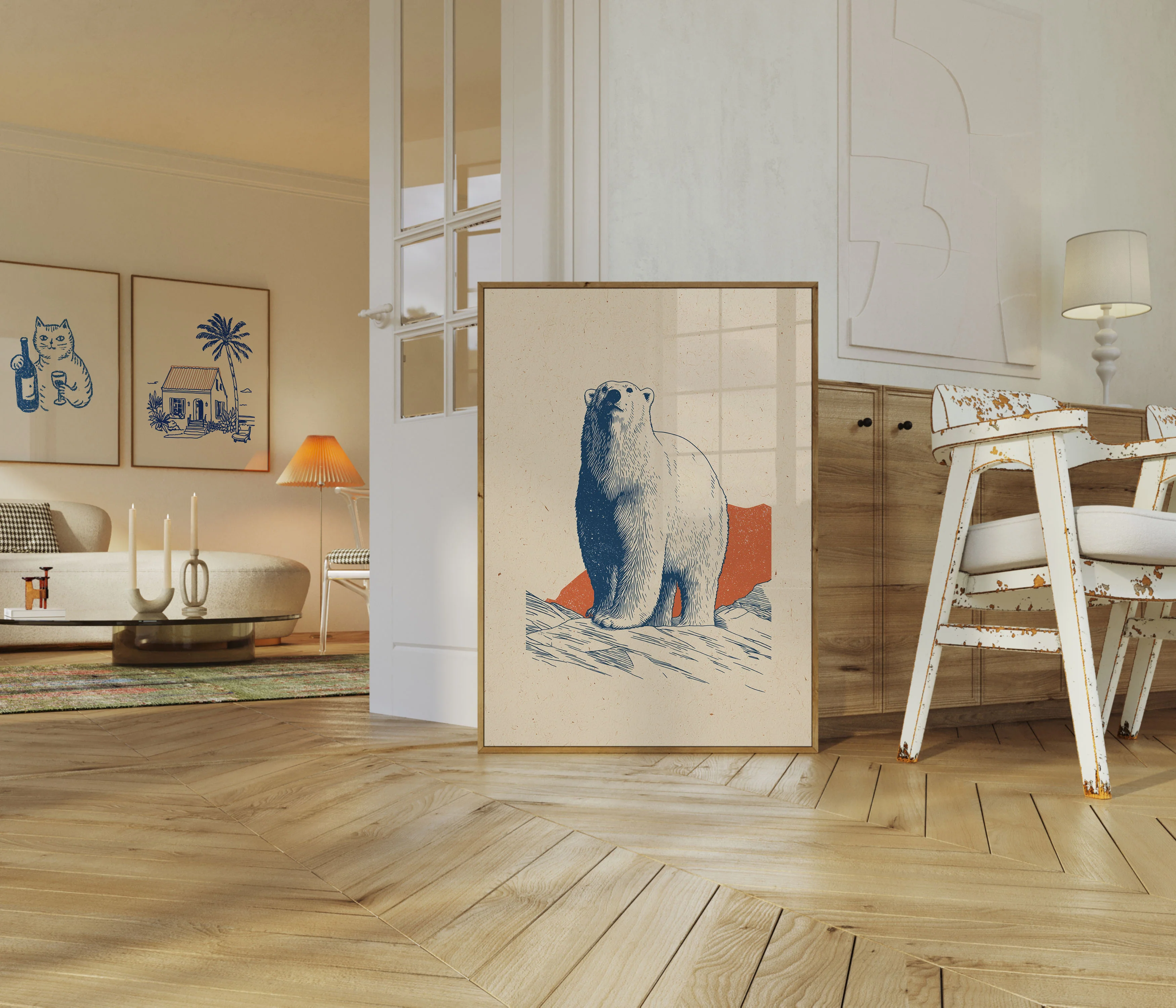 Arctic Sentinel Polar Bear Poster - Image 5