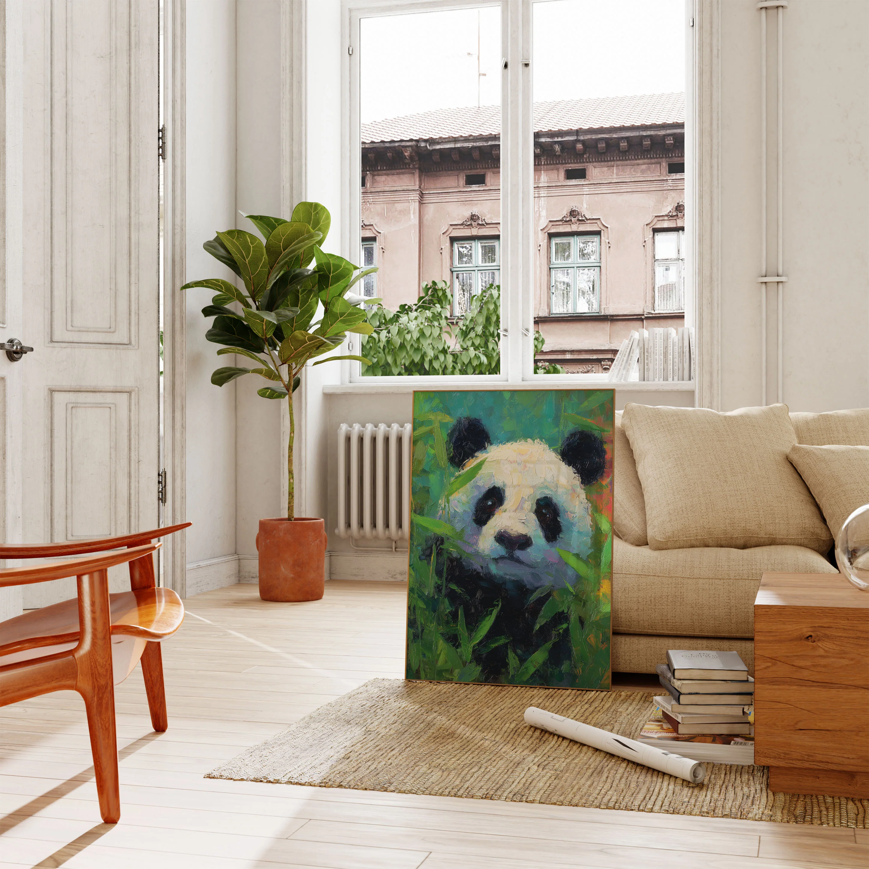 Bamboo Dreamer Panda Poster - Image 2