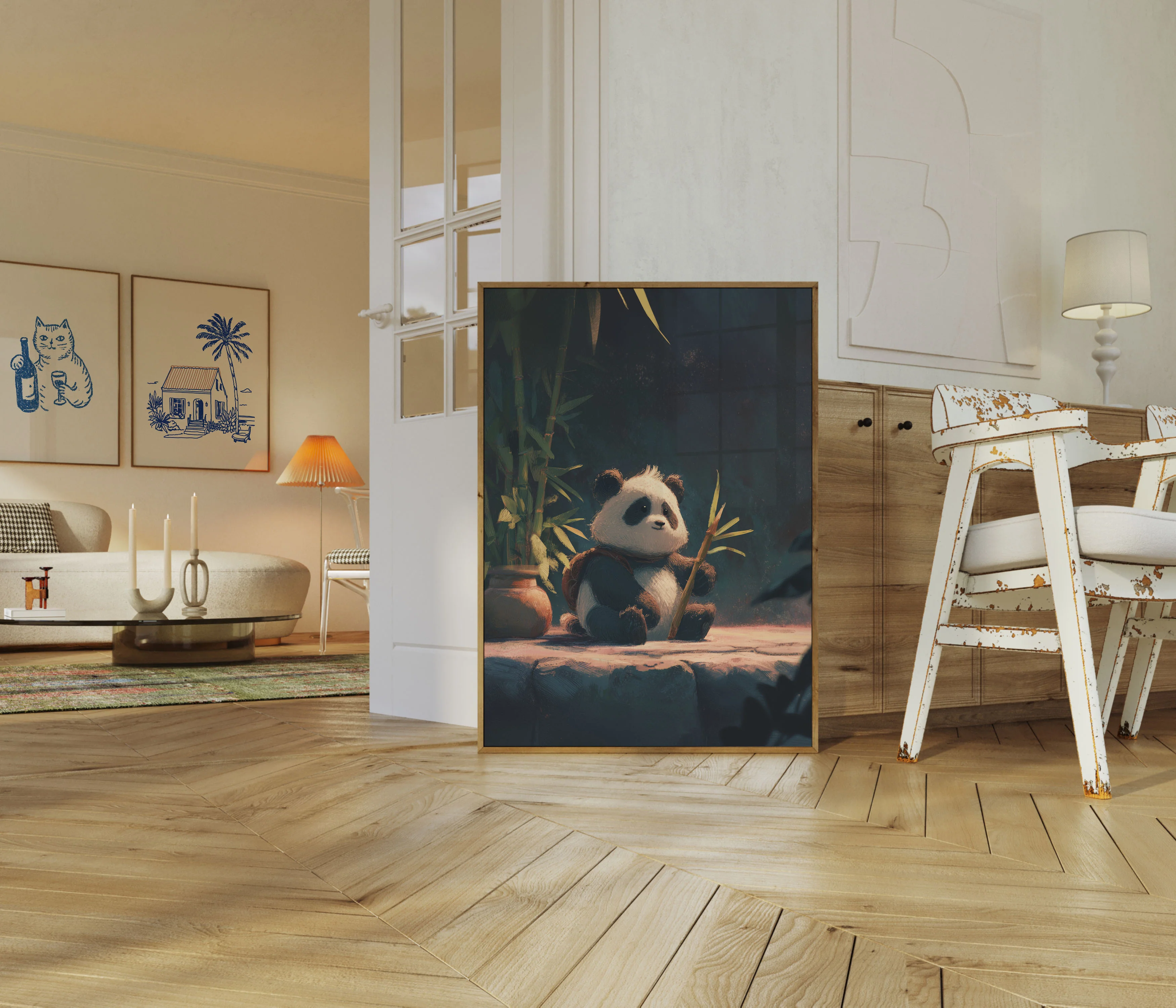 Bamboo Grove Panda Poster - Image 5