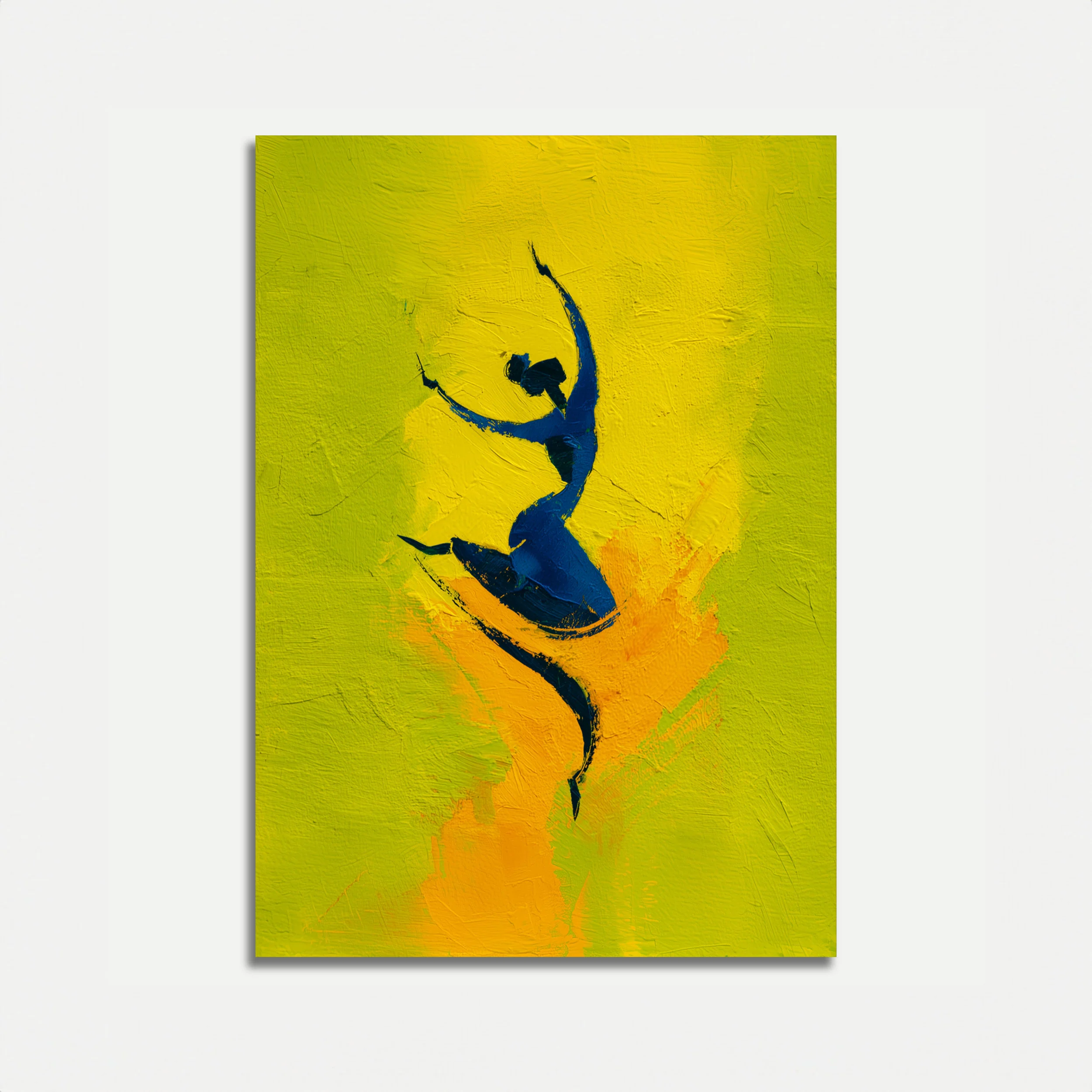 Blue Dancer Dynamic Motion Poster