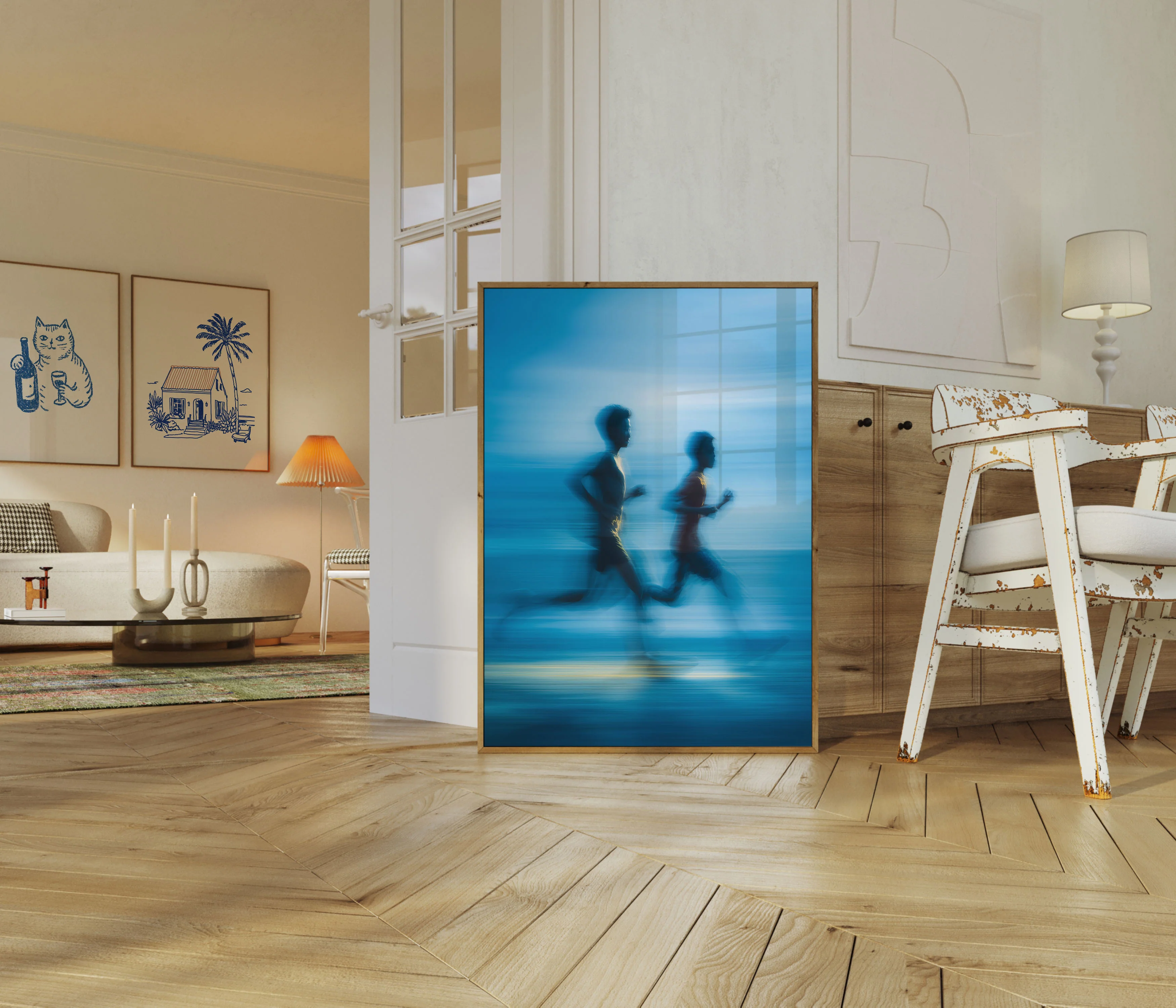 Blurred Motion Running Poster - Image 5