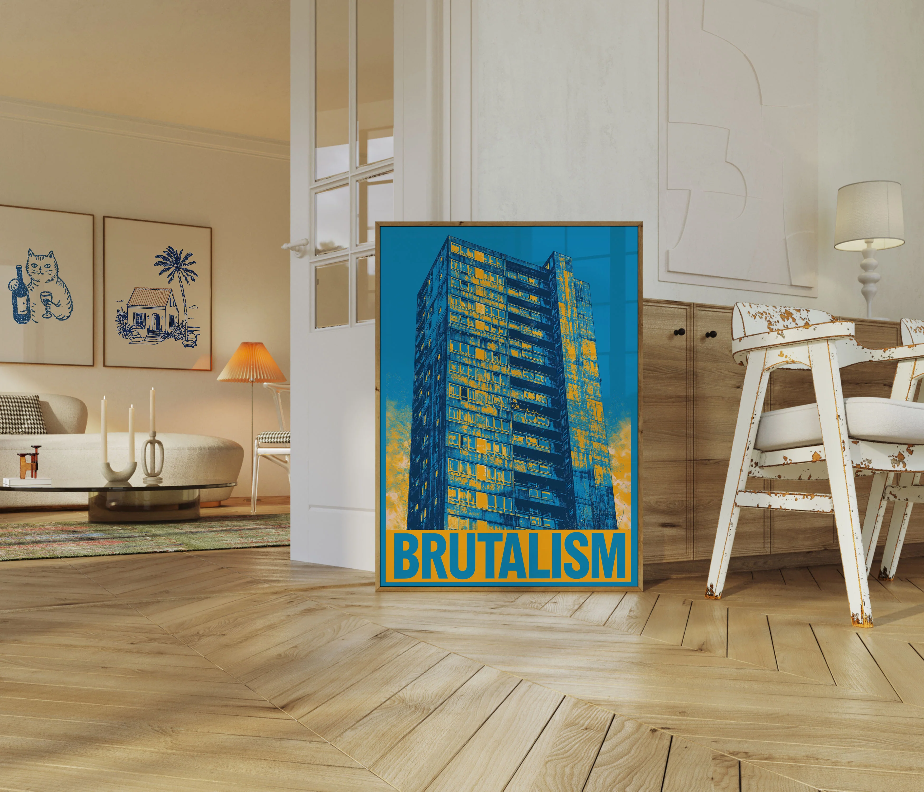 Bold Brutalist Architecture Poster - Image 5