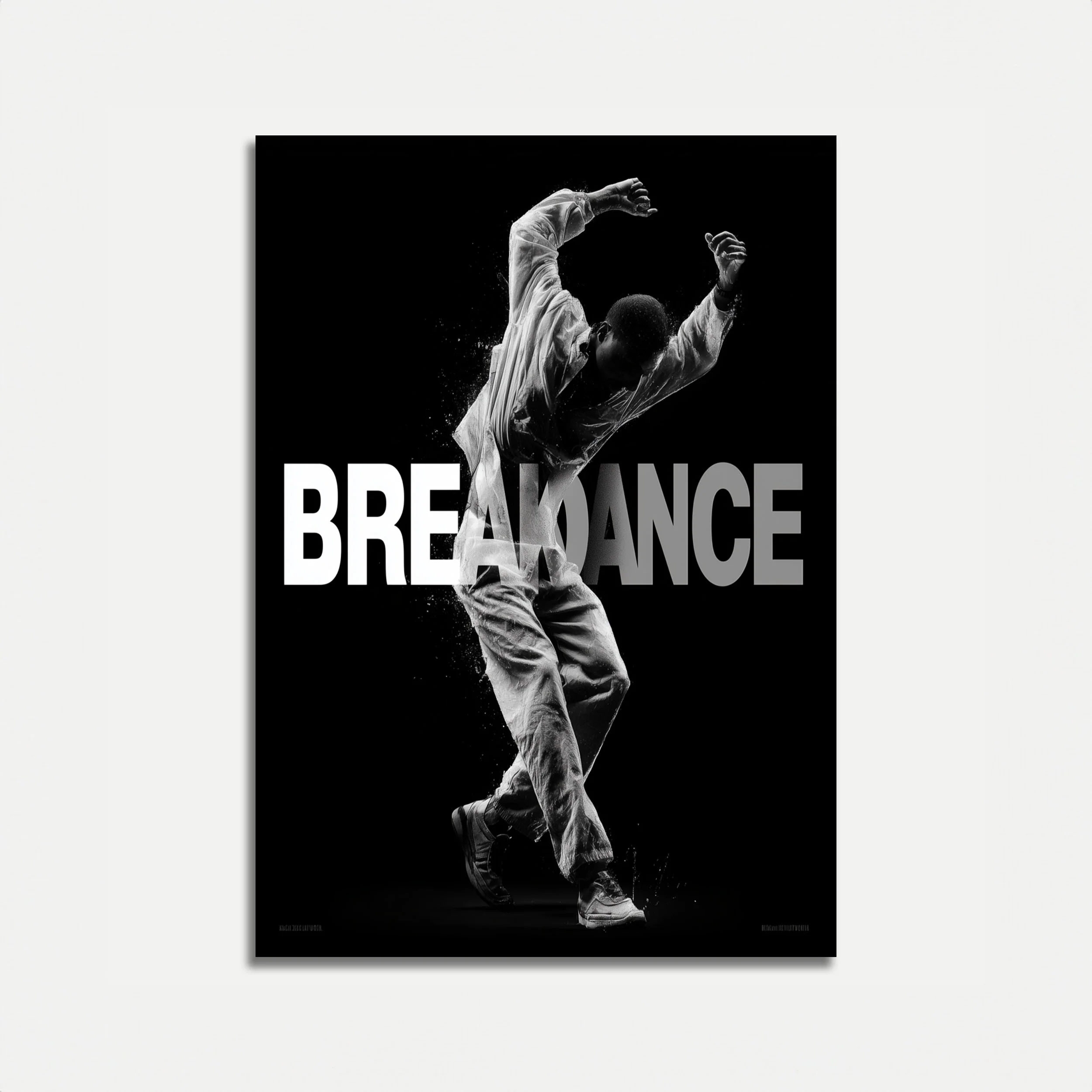 Breakdance Motion Dynamic Poster