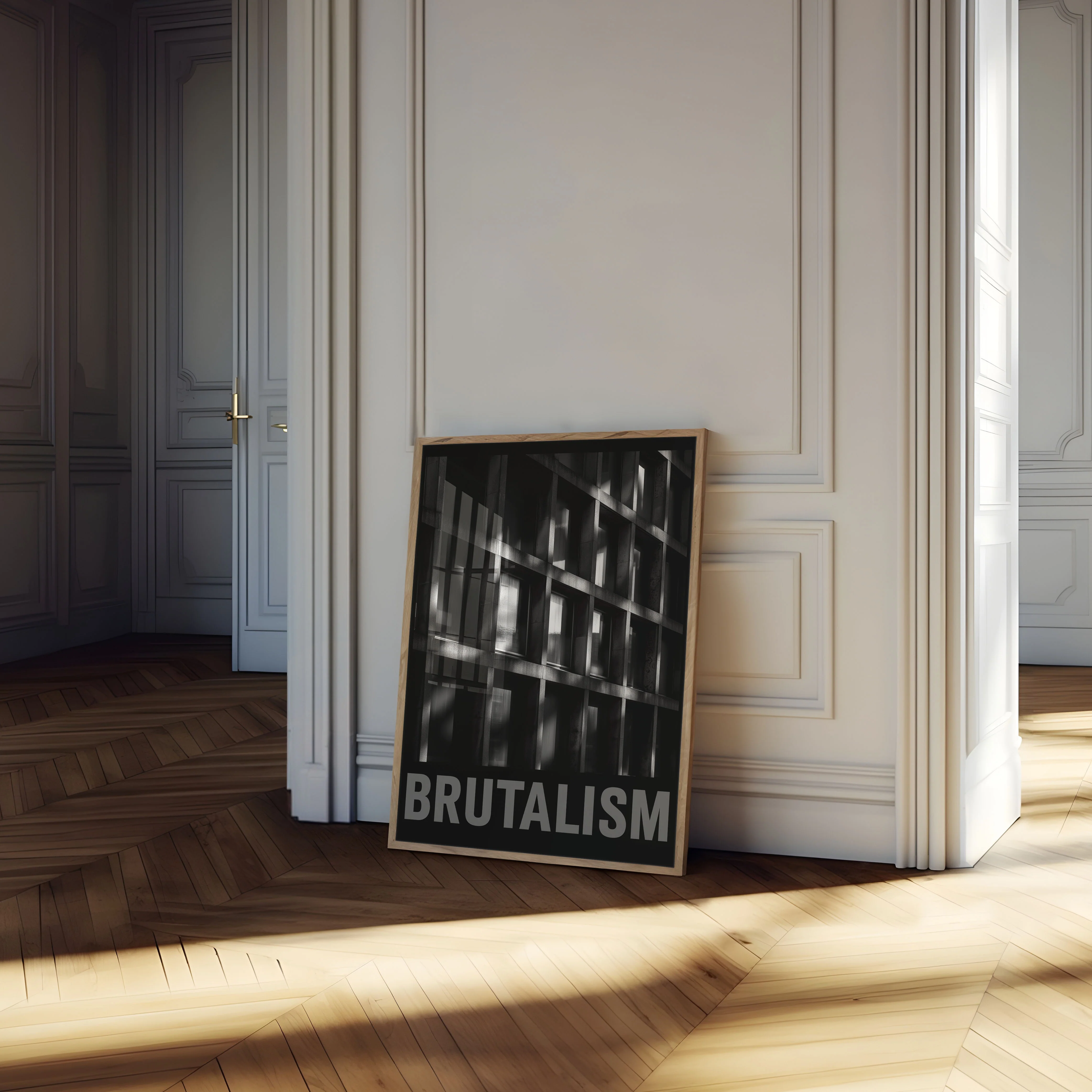 Brutalist Architecture Concrete Poster - Image 4