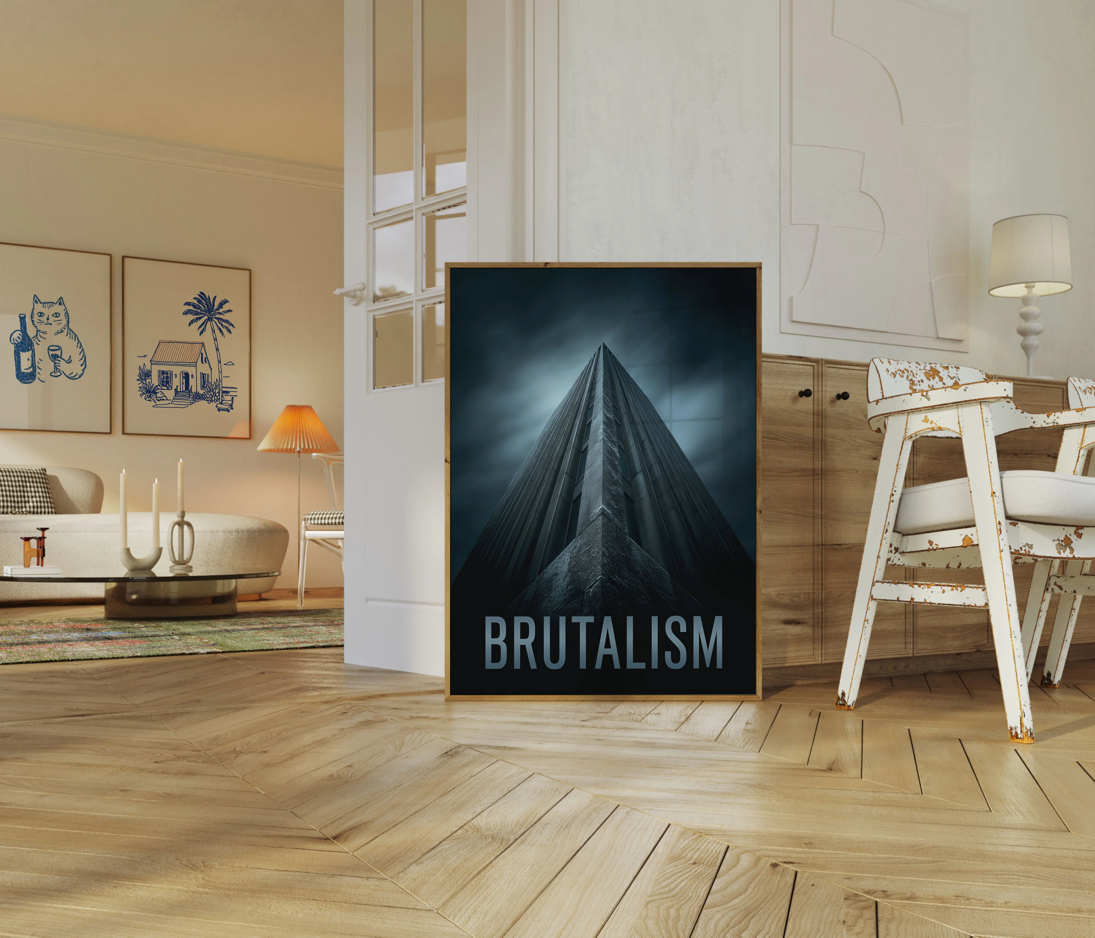 Brutalist Tower Architecture Poster - Image 5
