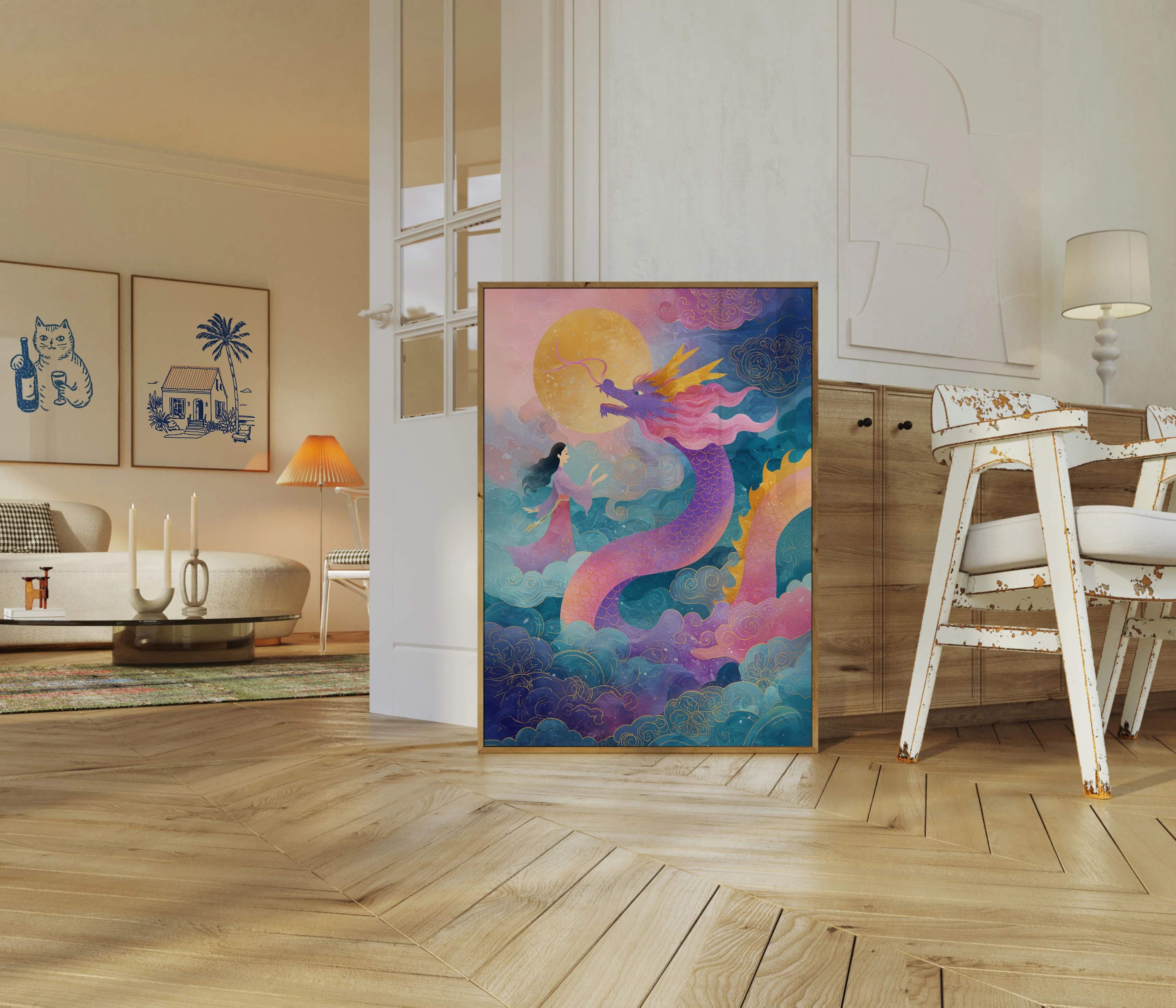 Celestial Dragon Dance Poster - Image 5