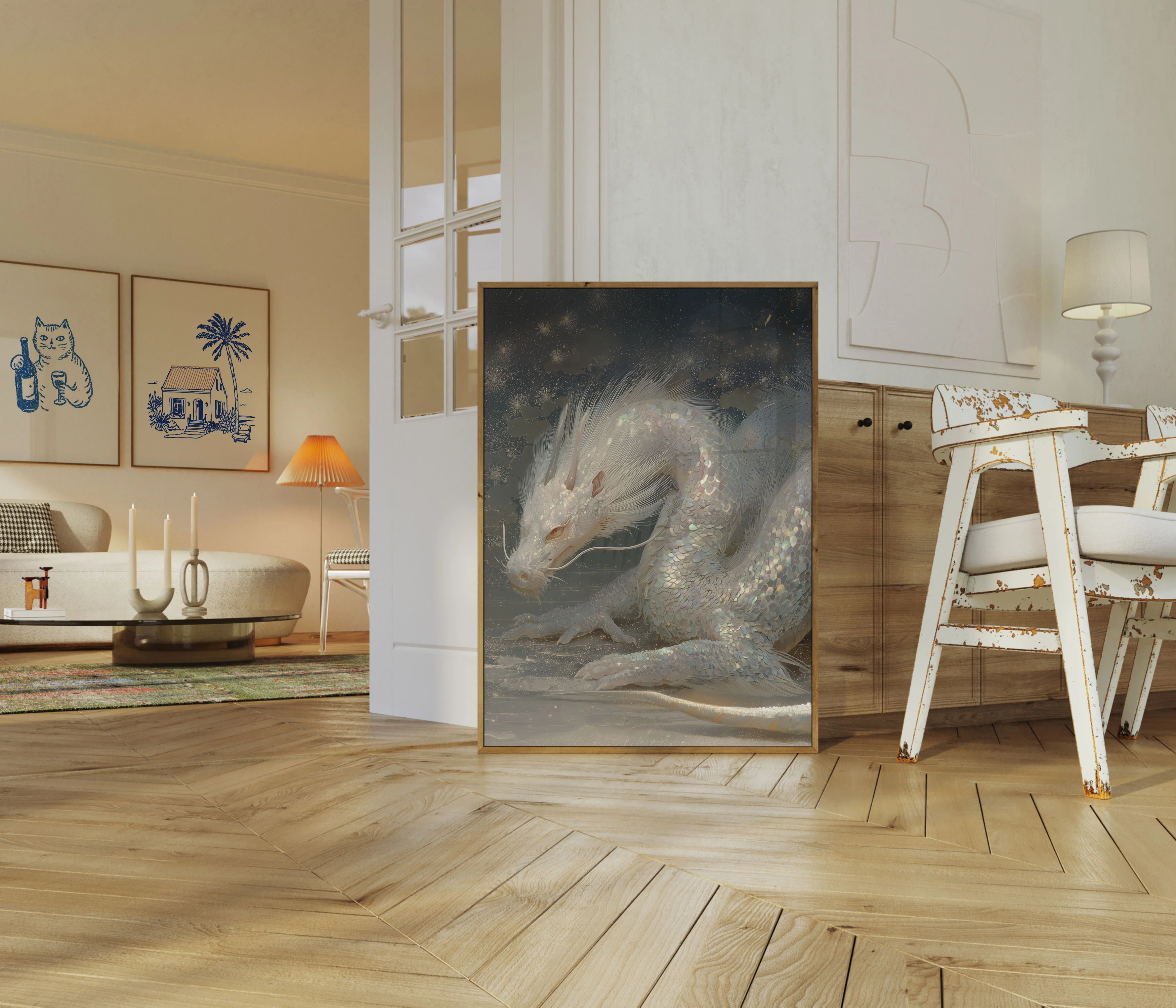 Celestial Dragon Dreamscape Poster - Image 5