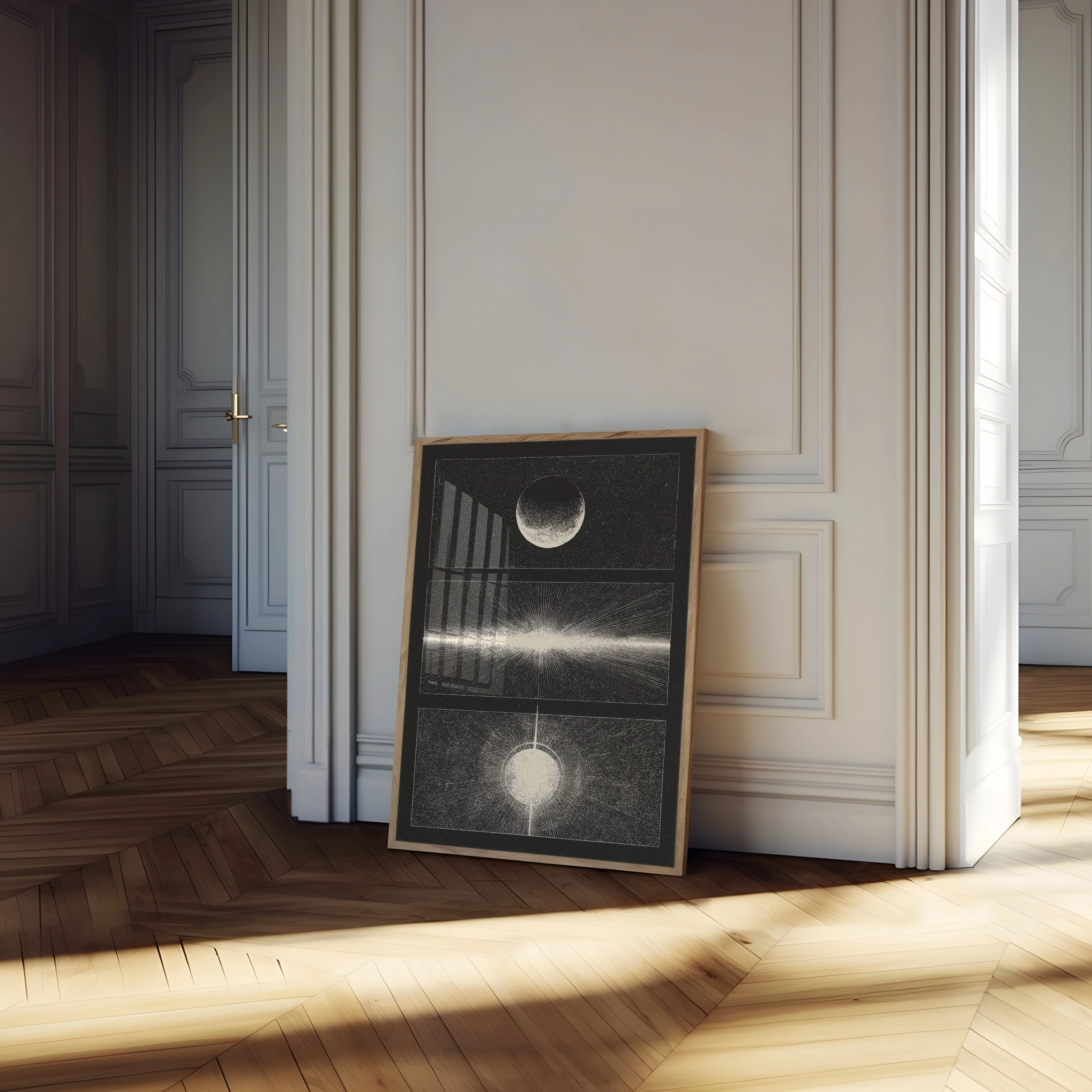 Celestial Moon and Sun Poster - Image 4