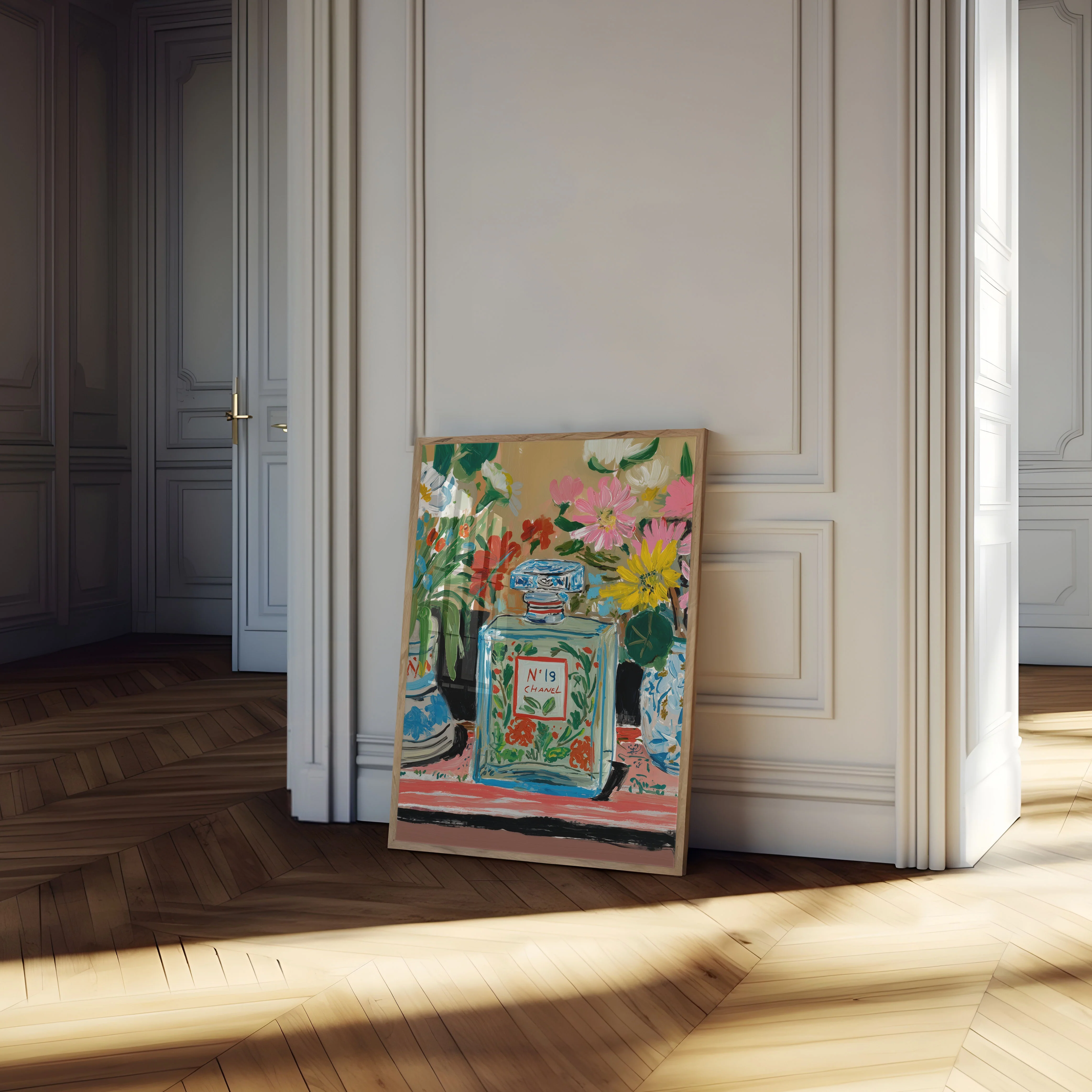 N°19 Floral Perfume Poster - Image 4