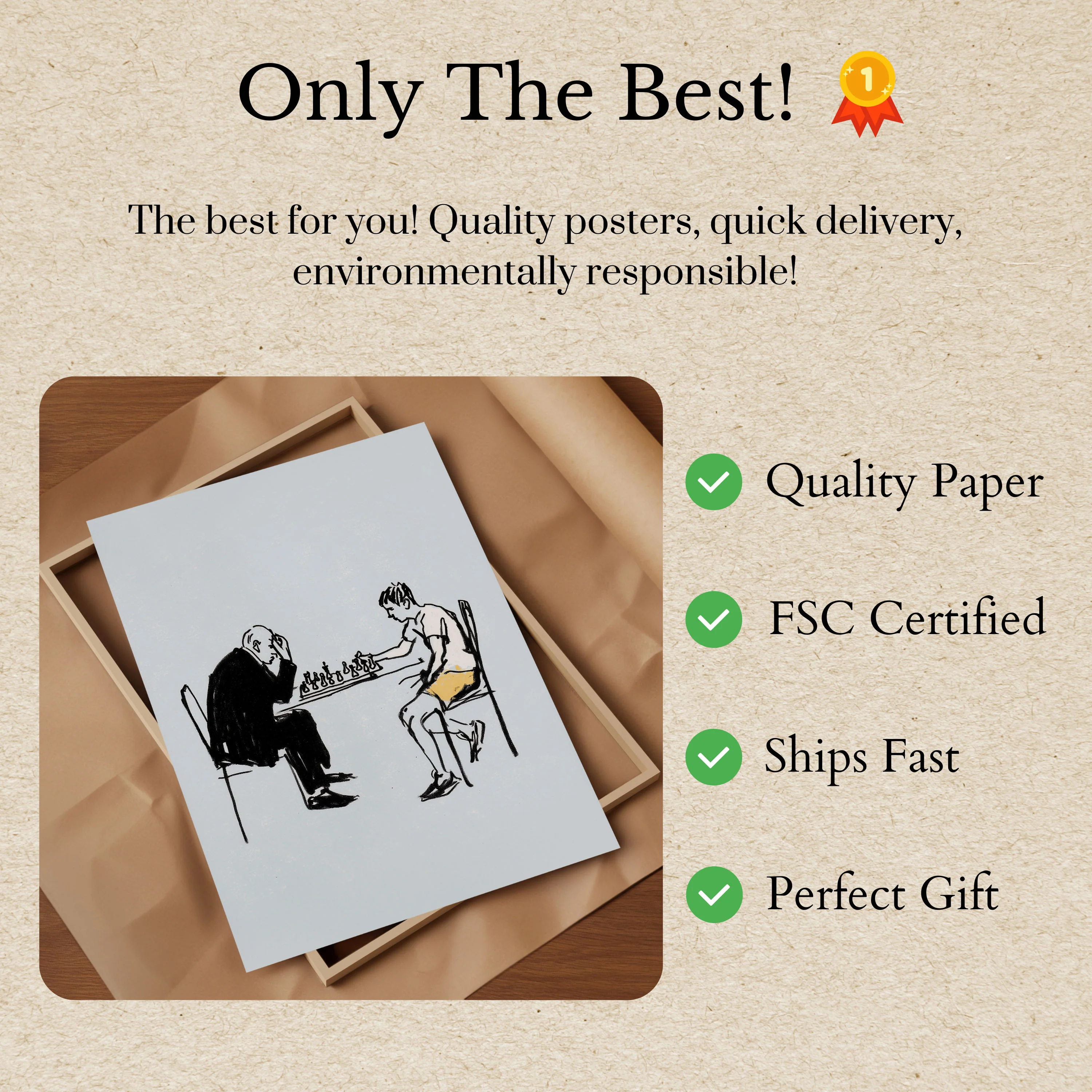 Chess Masters Strategy Poster - Image 3