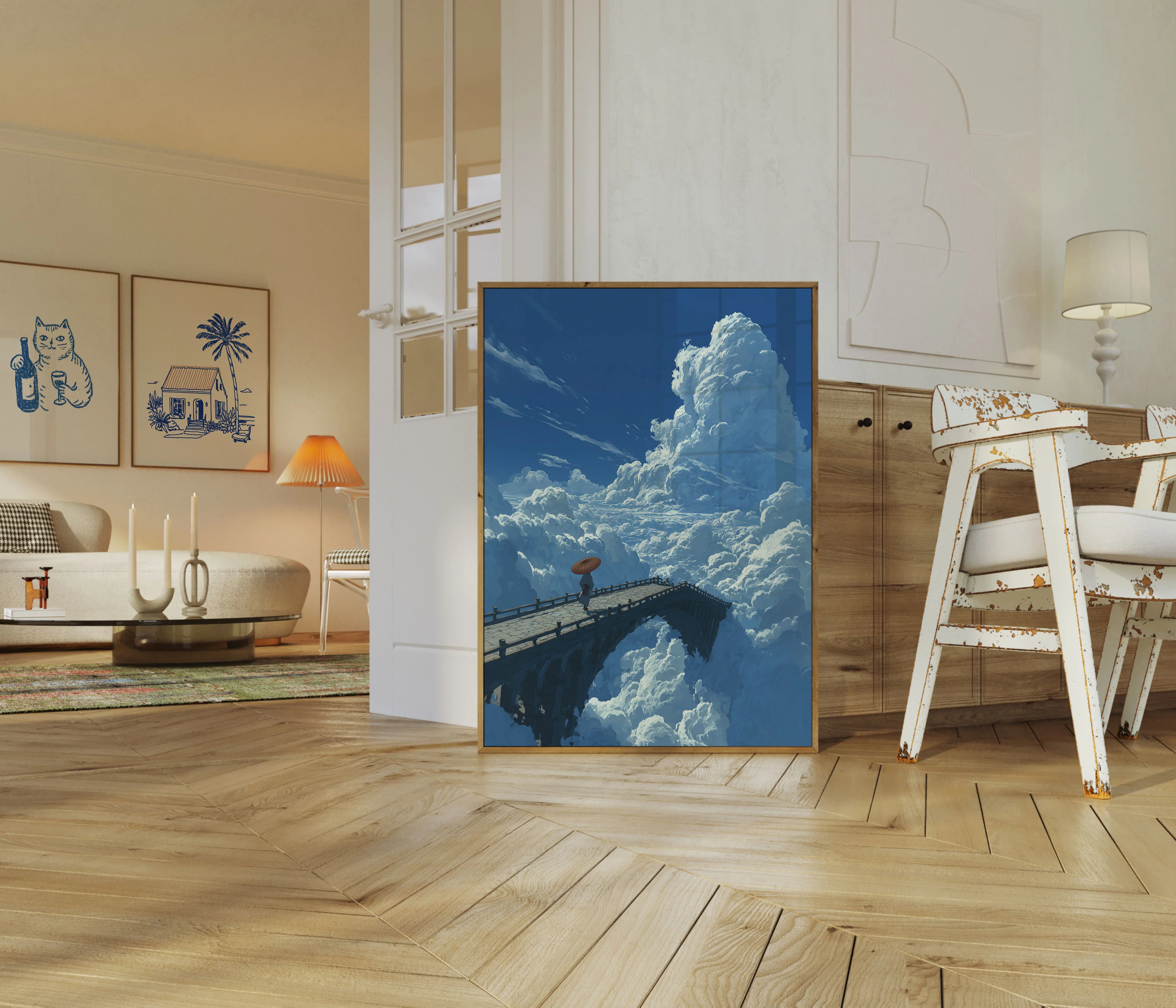 Clouds Bridge Dreamscape Poster - Image 5