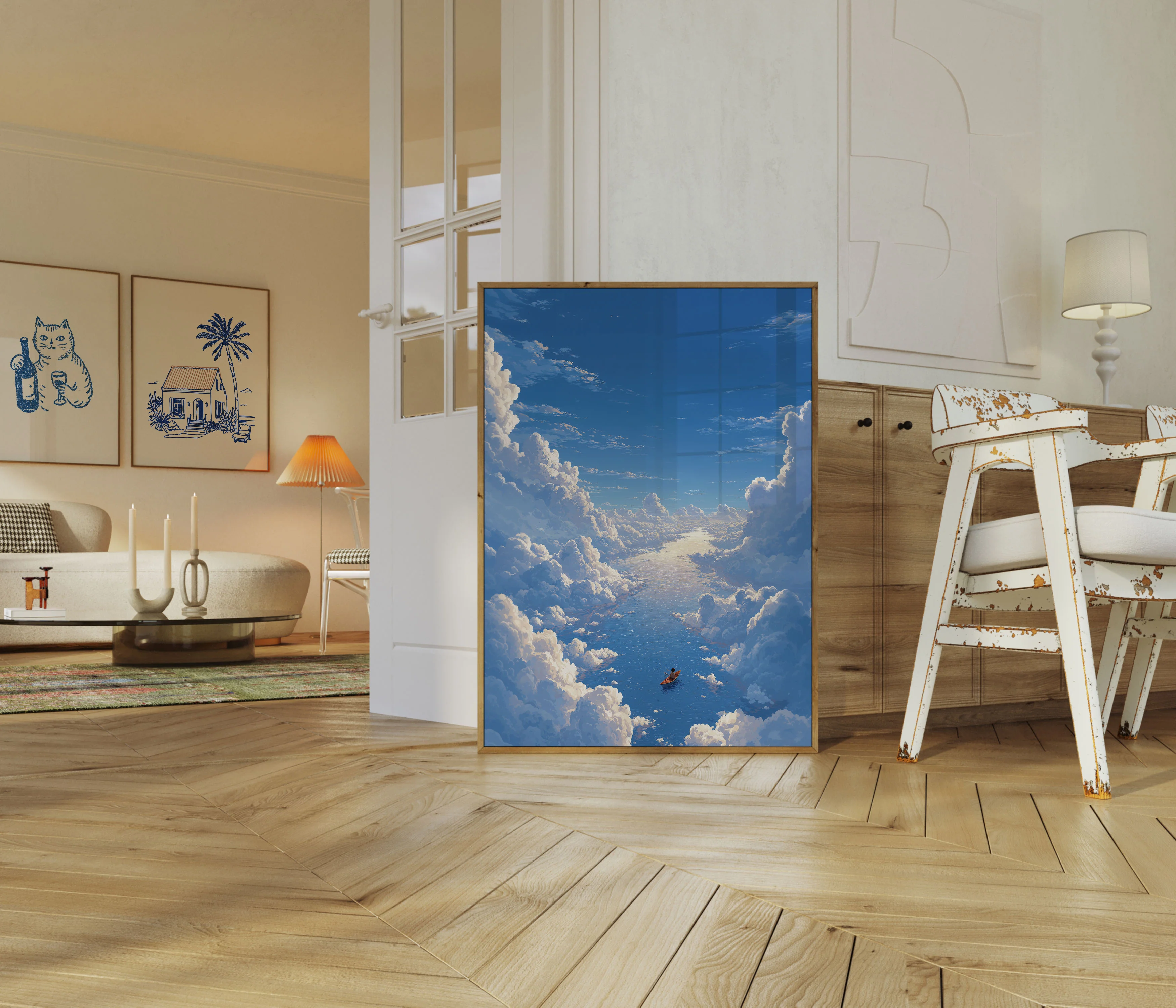 Clouds Journey Dreamscape Poster - Image 5