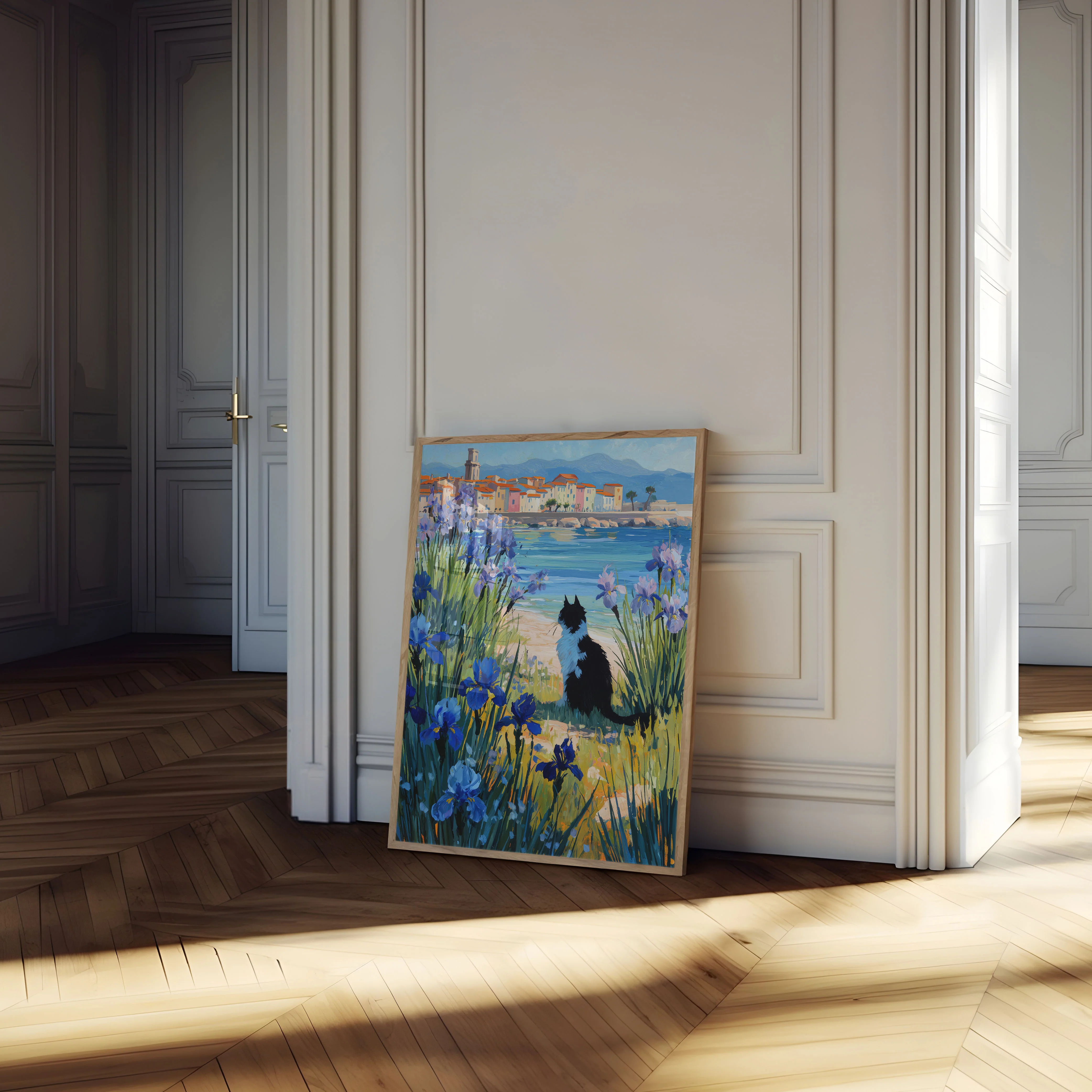 Coastal Iris Garden Poster - Image 4