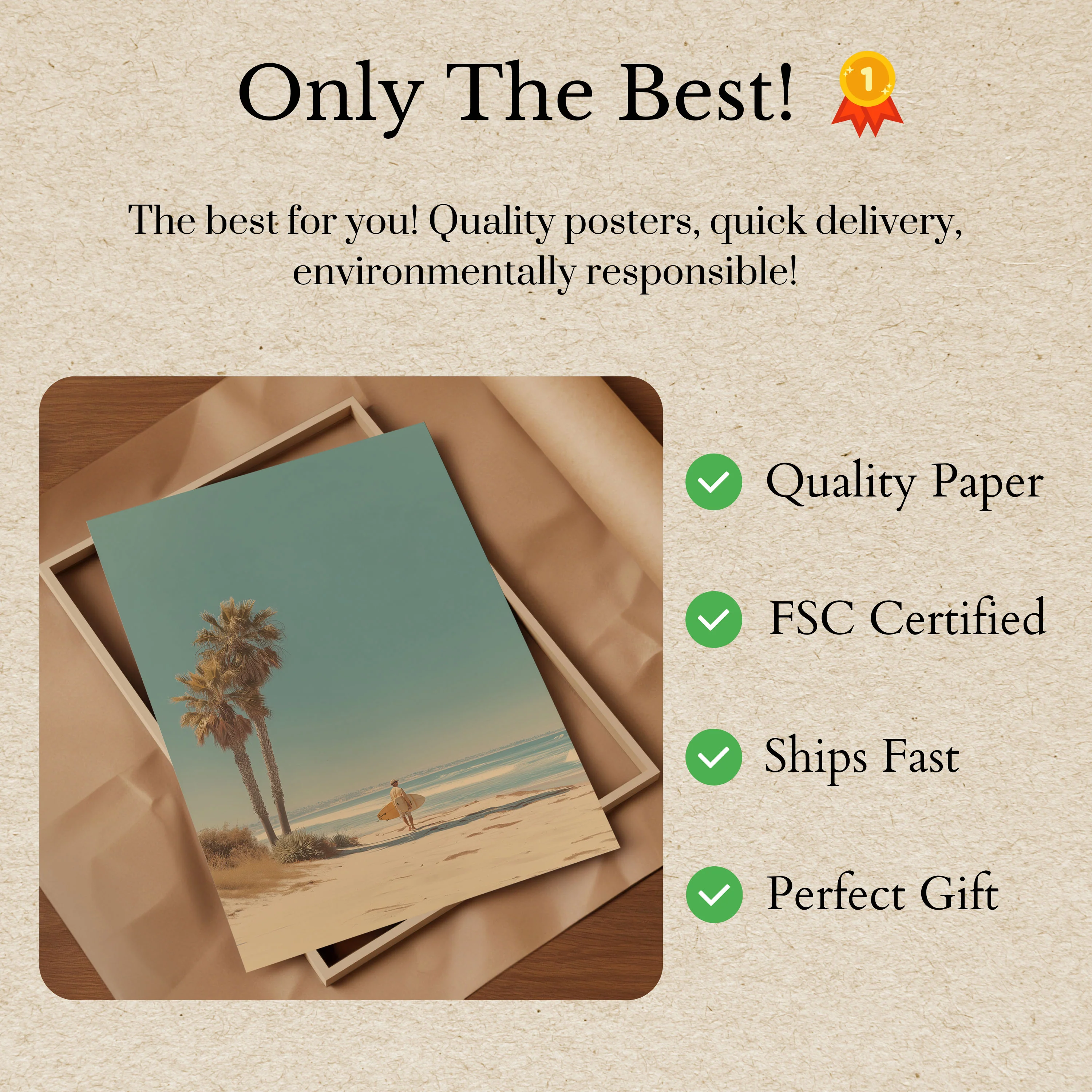 Coastal Surf Paradise Poster - Image 3