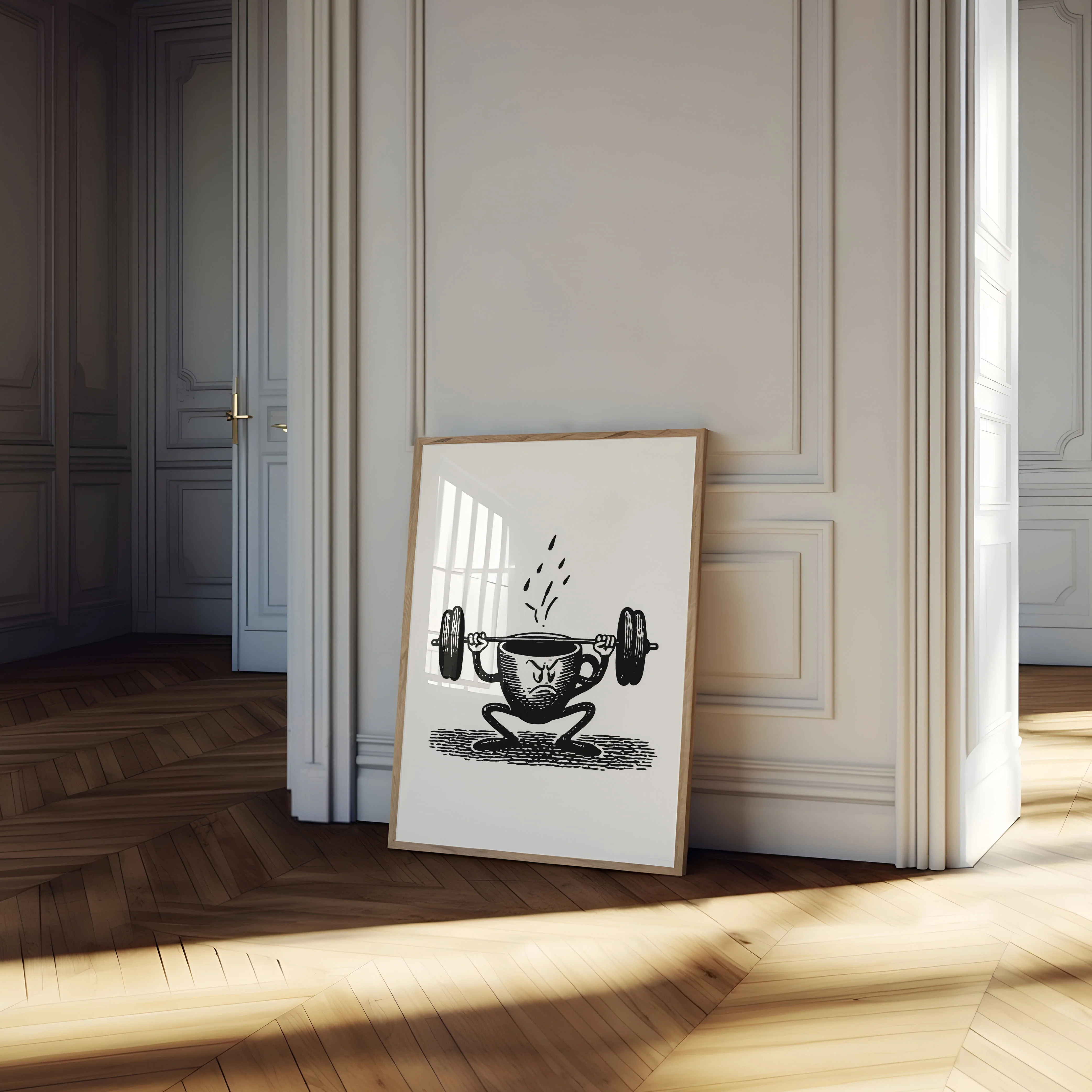 Coffee Workout Motivation Poster - Image 4