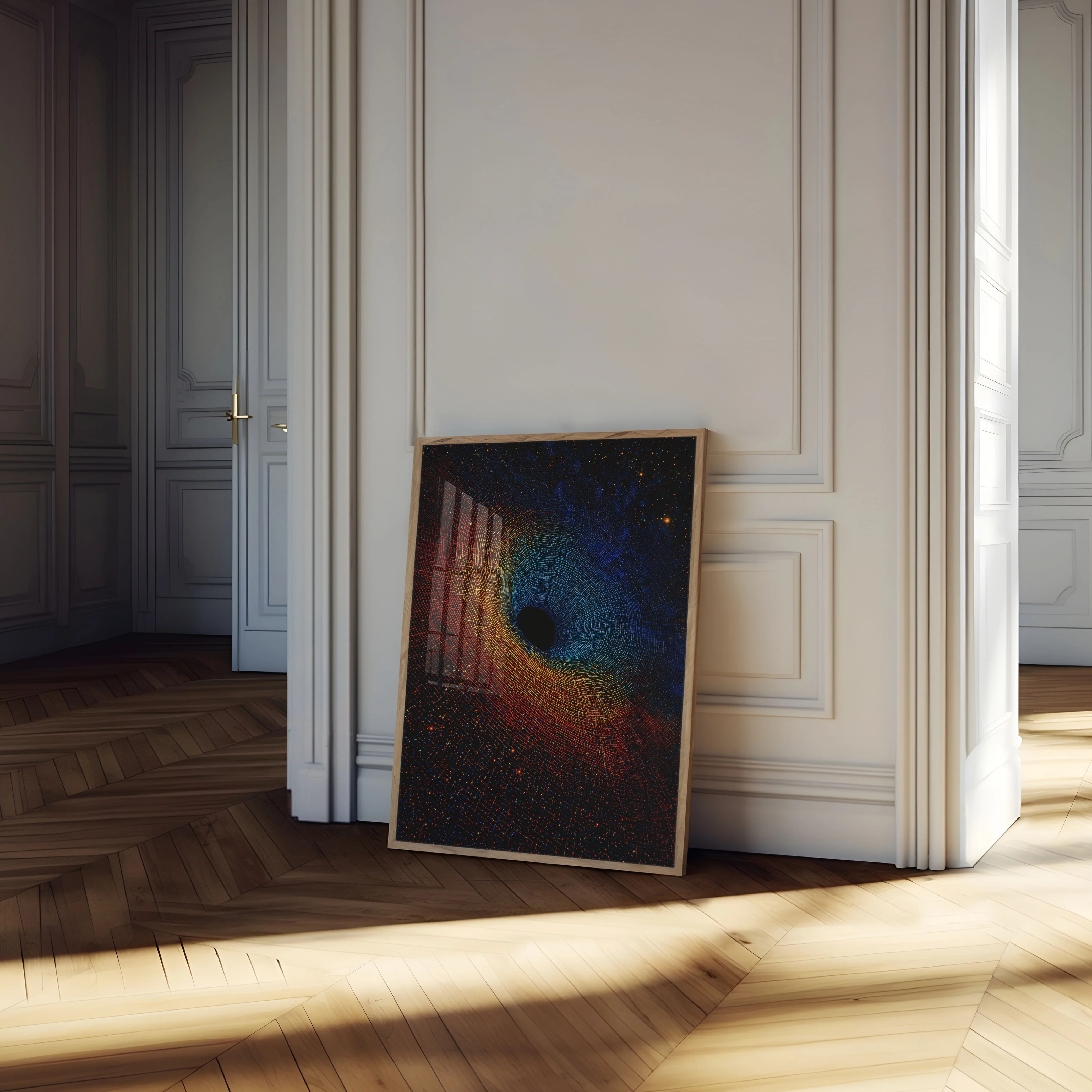 Cosmic Black Hole Vortex Poster - Image 4