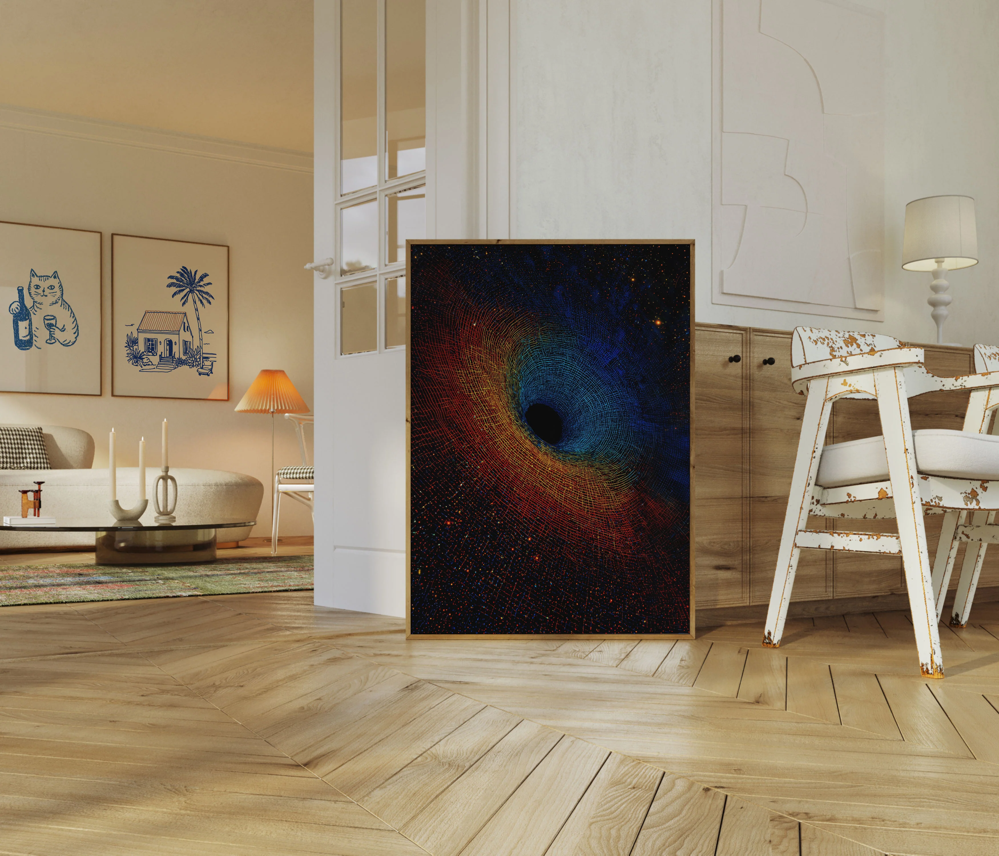 Cosmic Black Hole Vortex Poster - Image 5