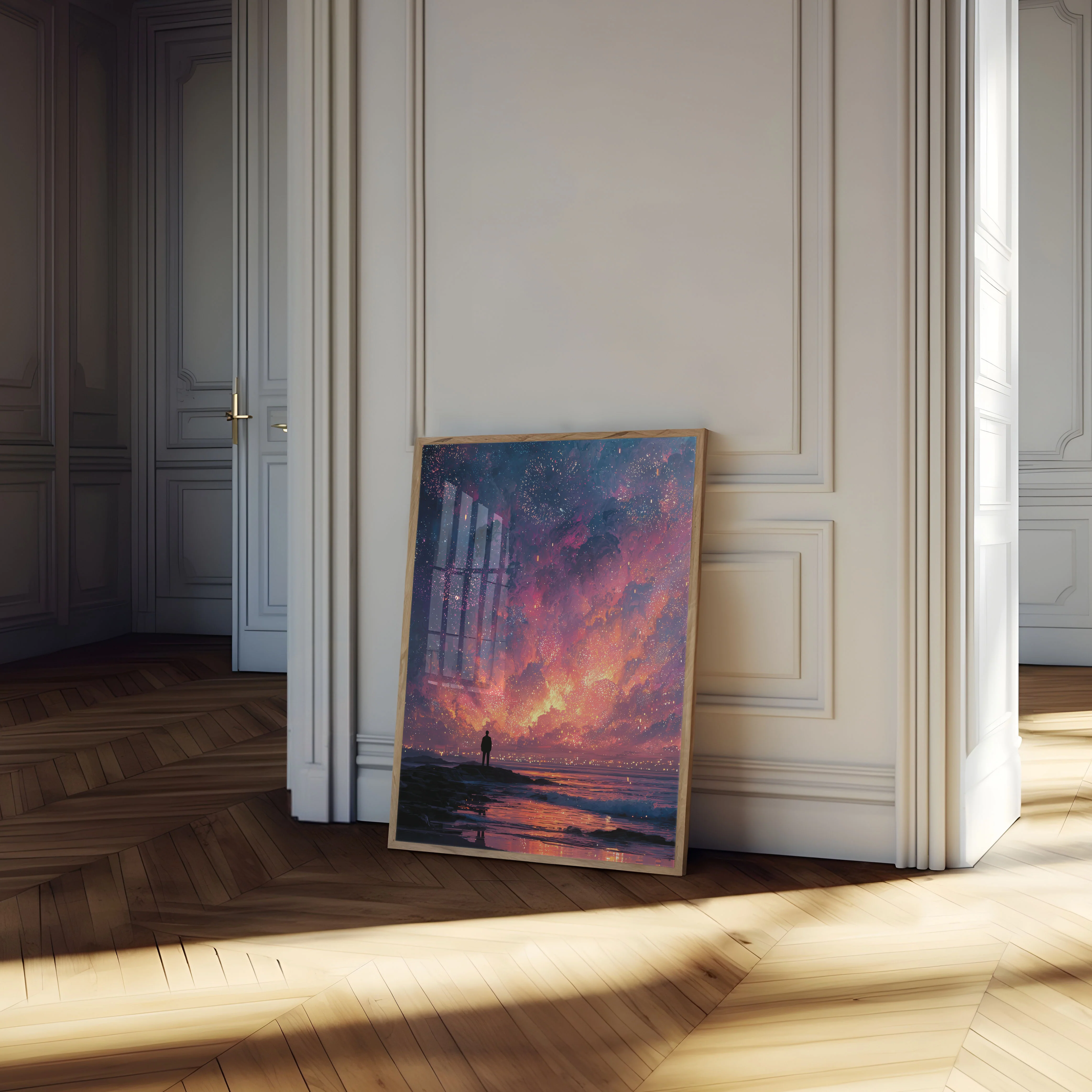 Cosmic Fireworks Explosion Poster - Image 4