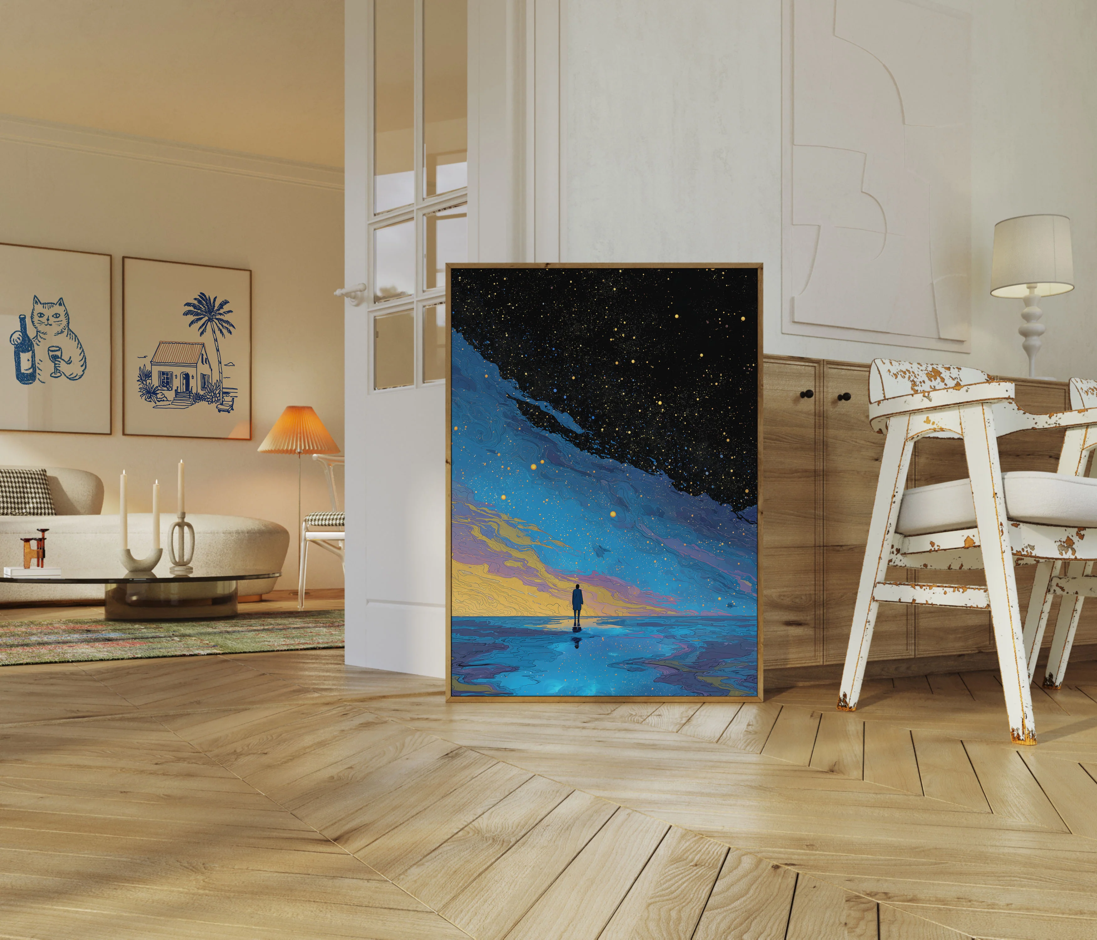 Cosmic Journey Solitude Poster - Image 5