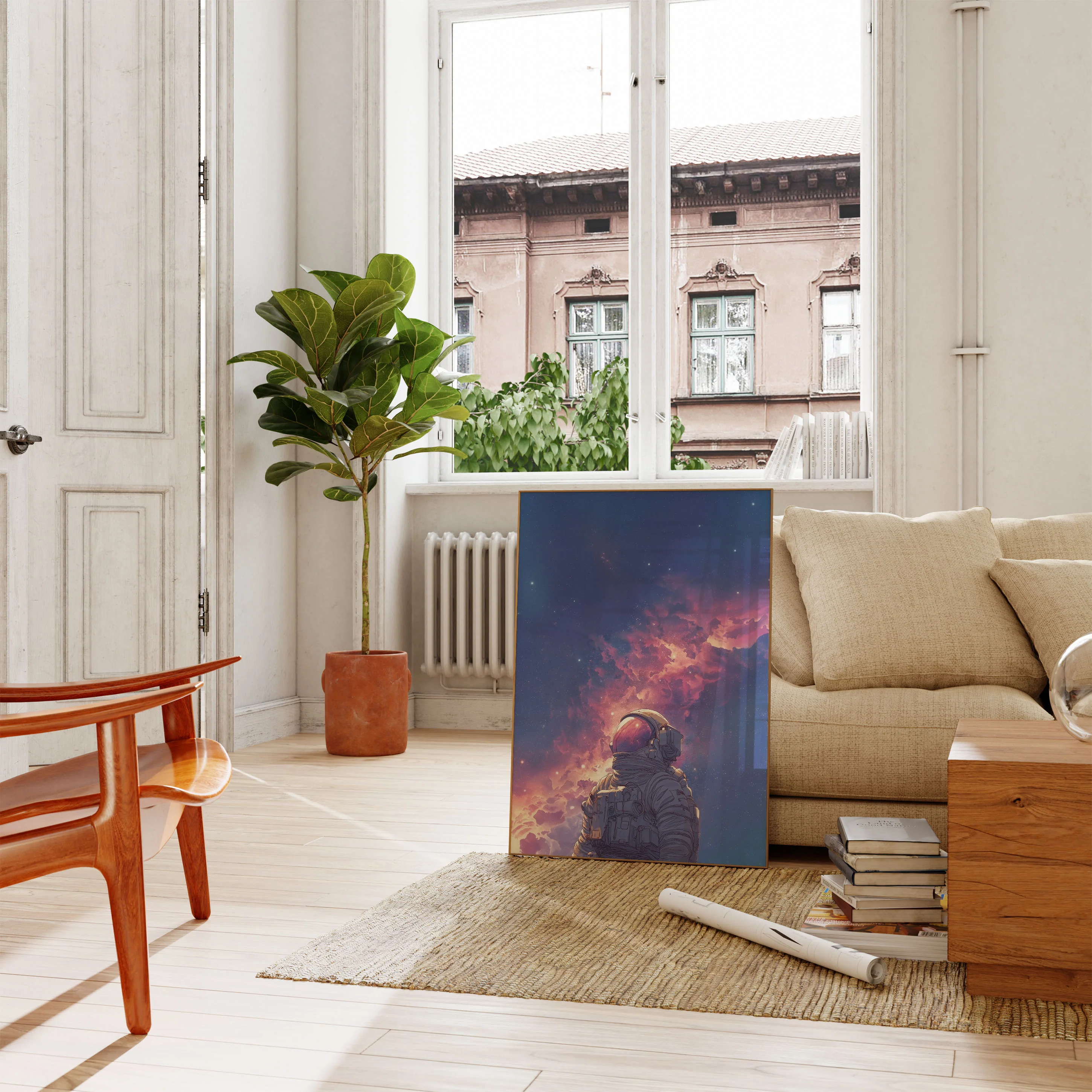 Cosmic Solitude Space Poster - Image 2