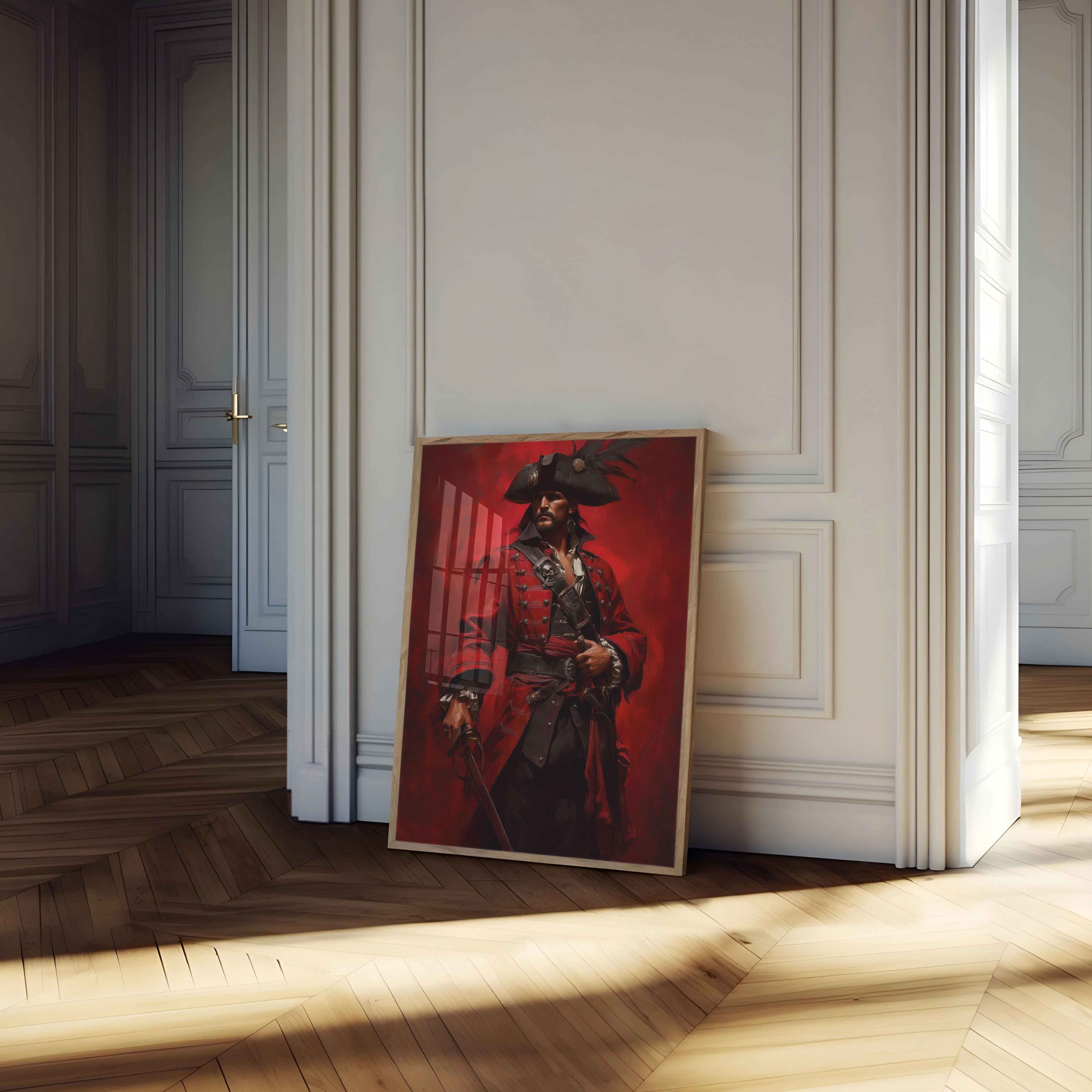 Crimson Pirate Captain Poster - Image 4