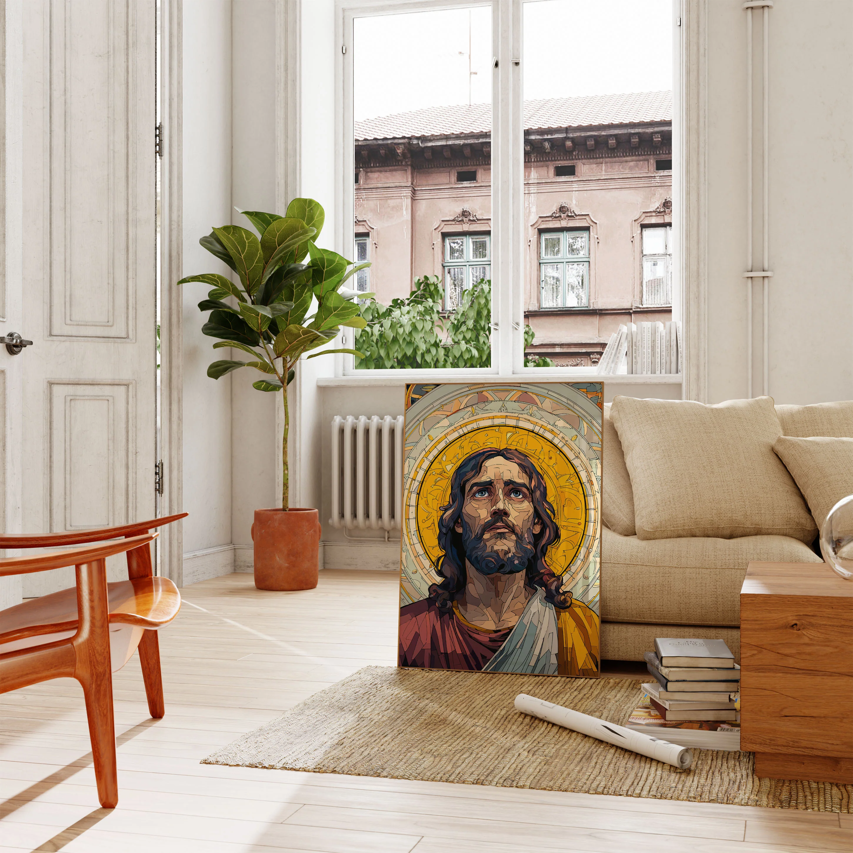 Divine Illumination Religious Poster - Image 2