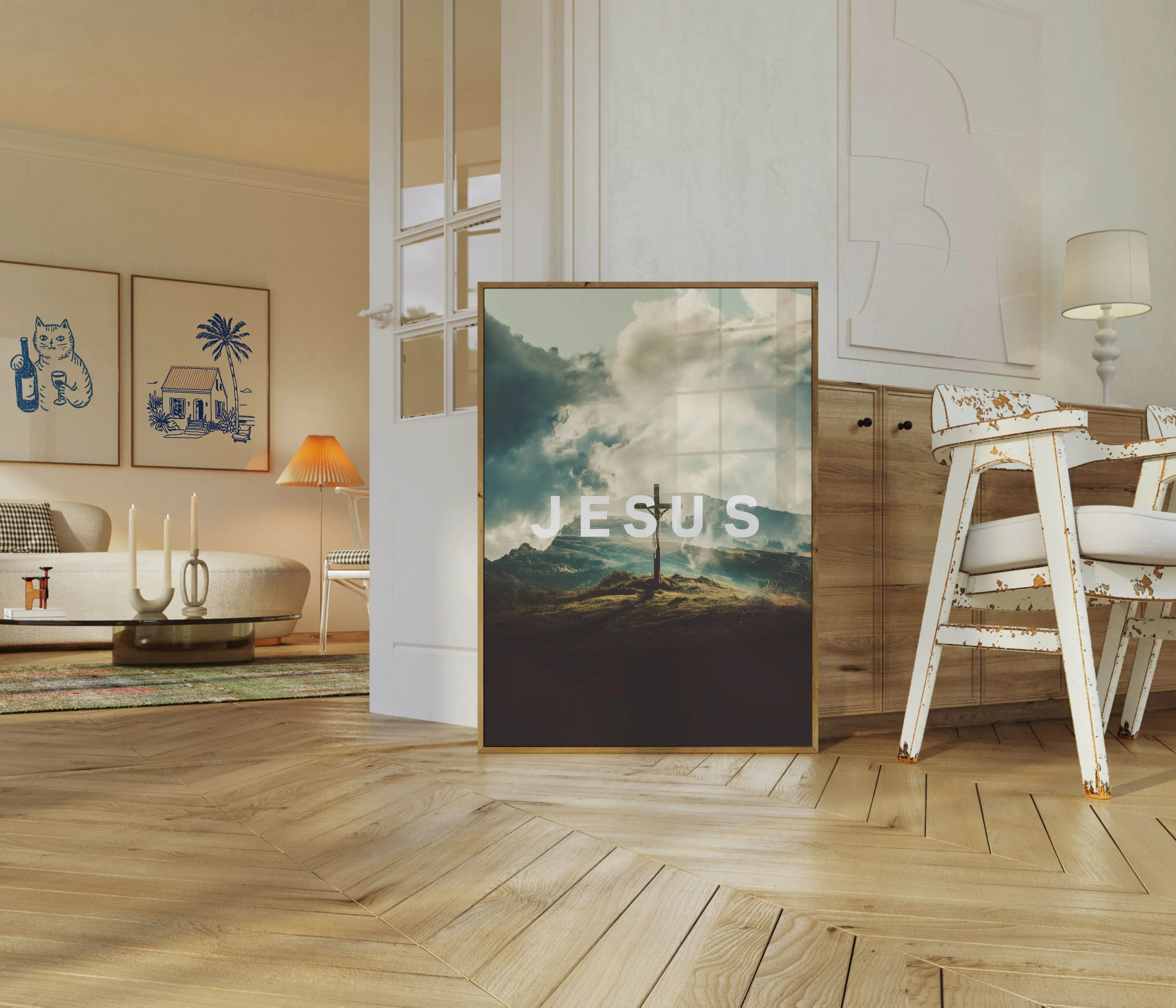 Divine Light Jesus Poster - Image 5