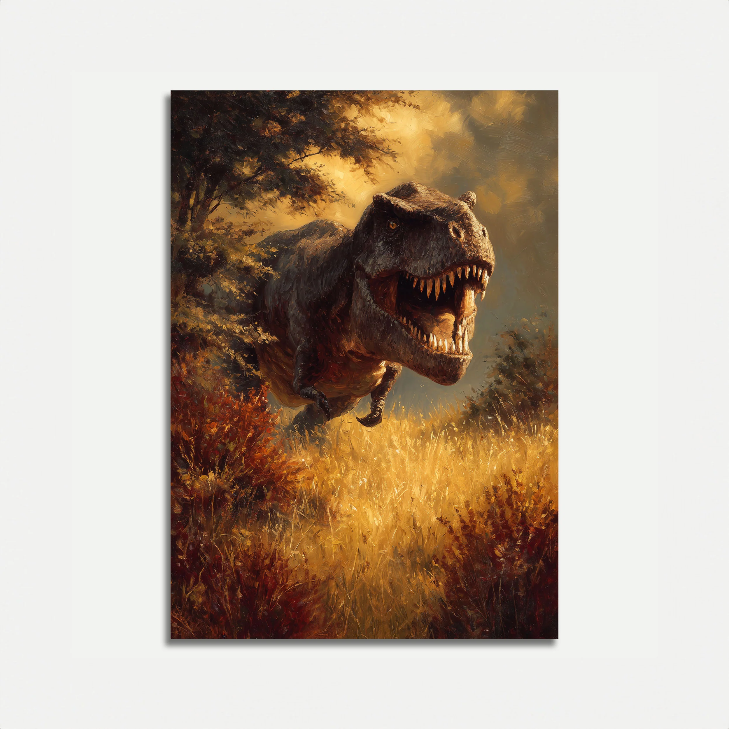 Fierce Prehistoric Predator Poster