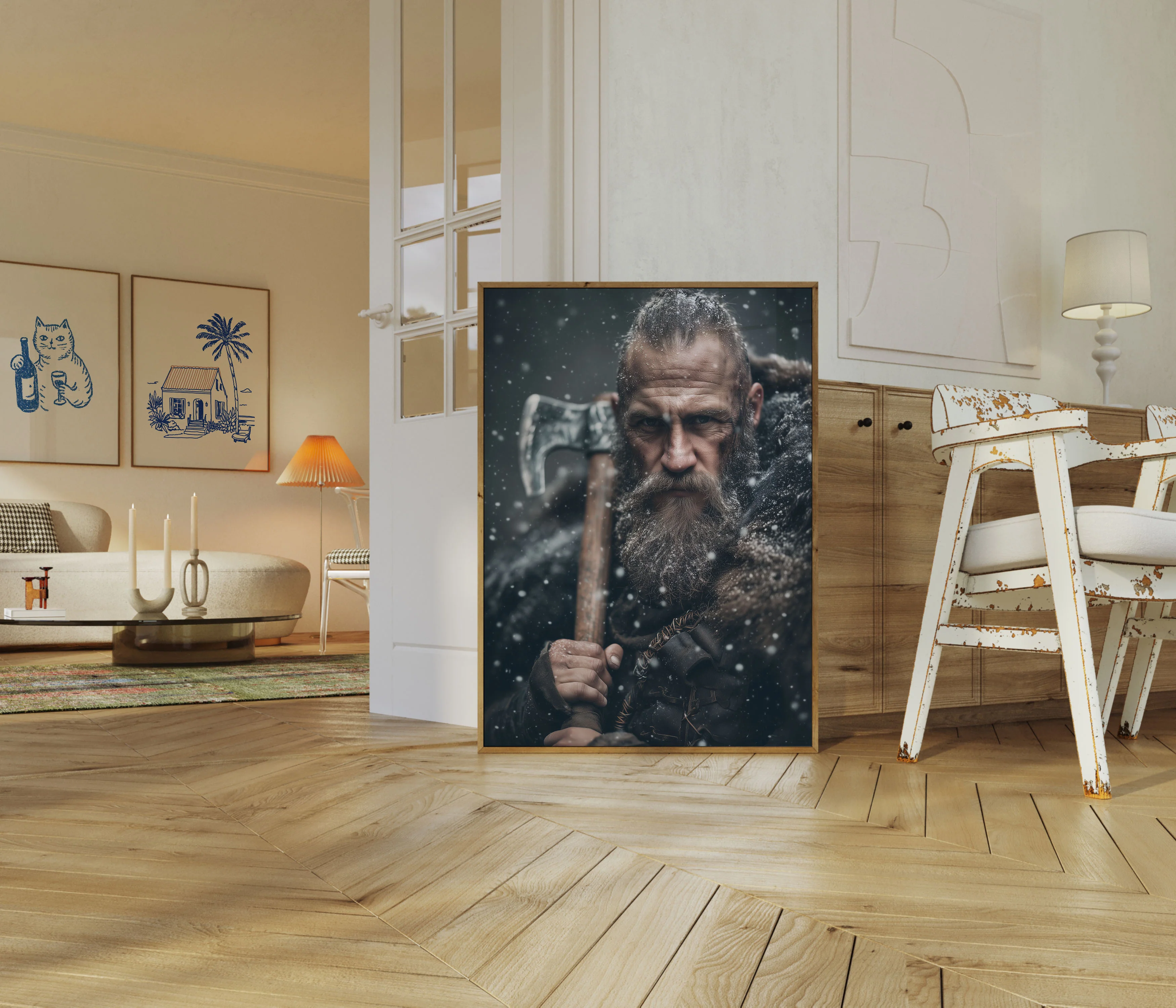 Fierce Viking Warrior Poster - Image 5