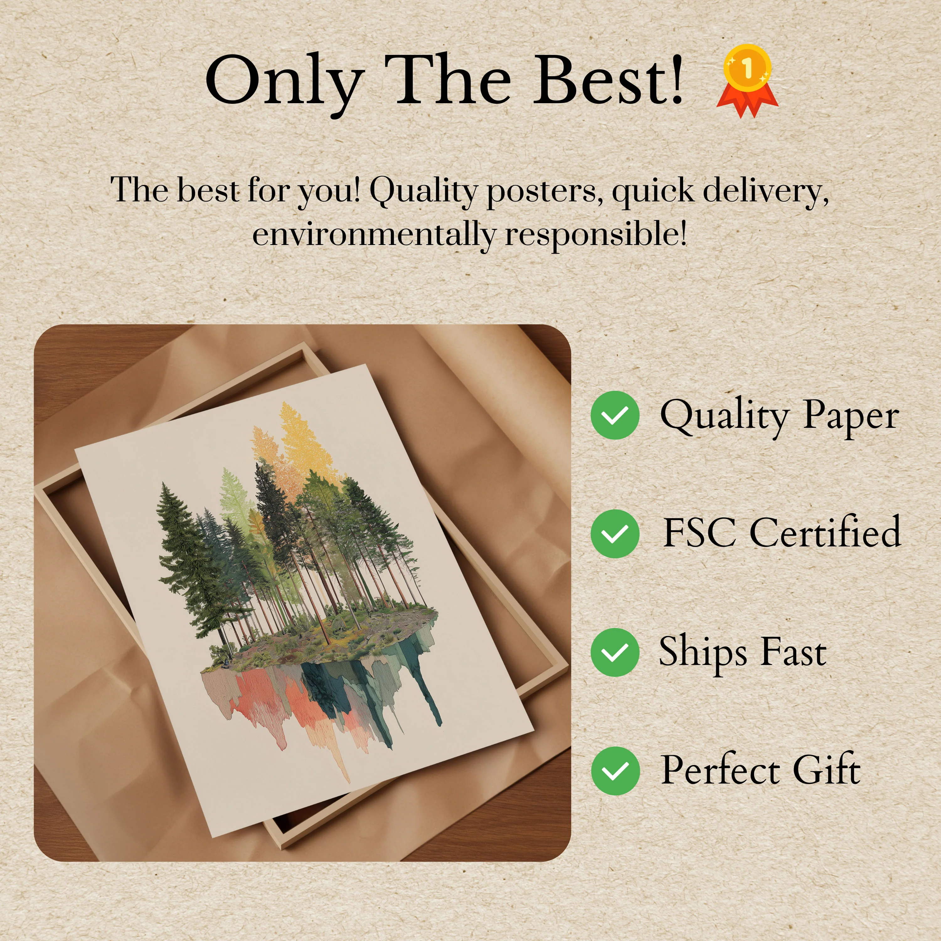 Floating Forest Ecosystem Poster - Image 3