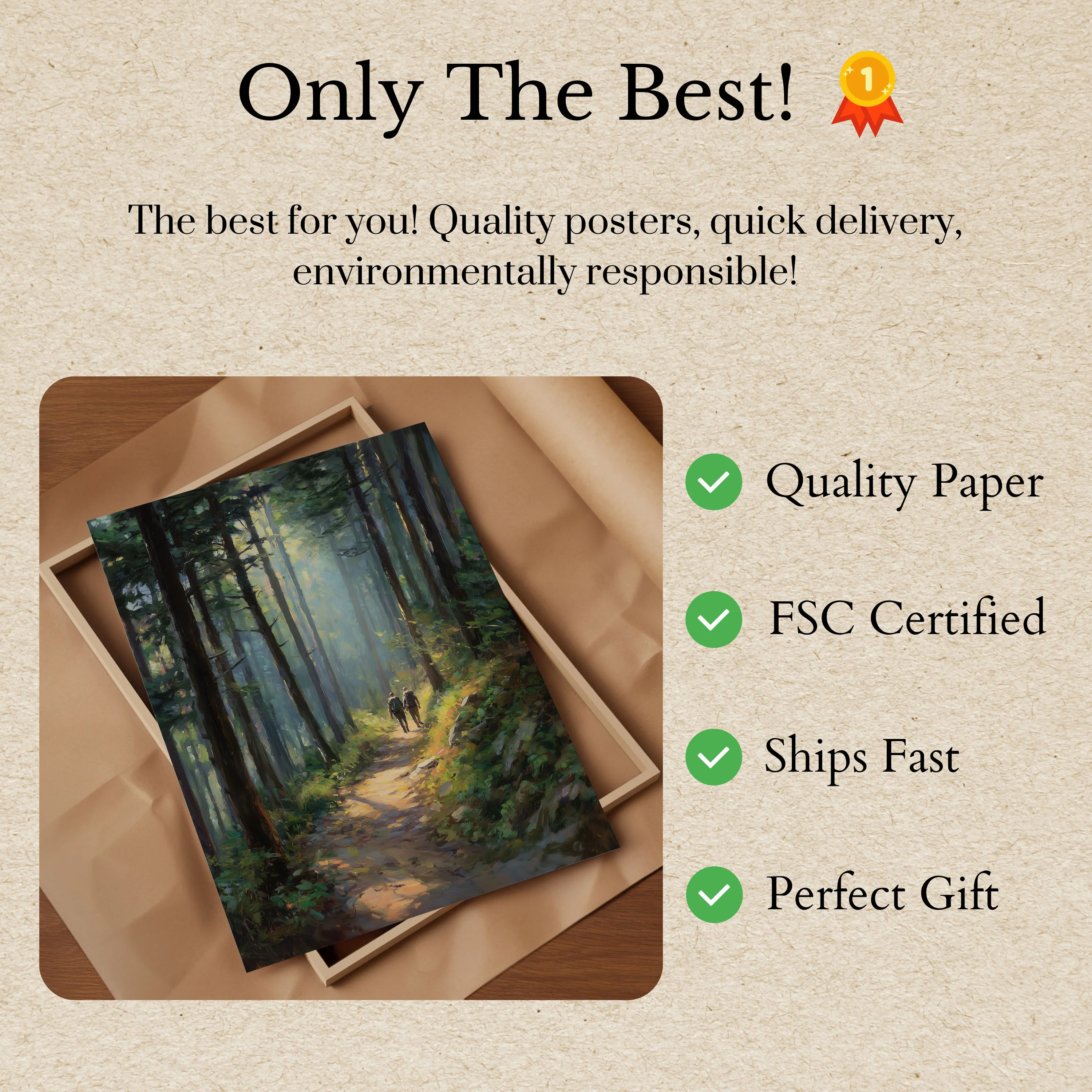 Forest Trail Wanderers Poster - Image 3