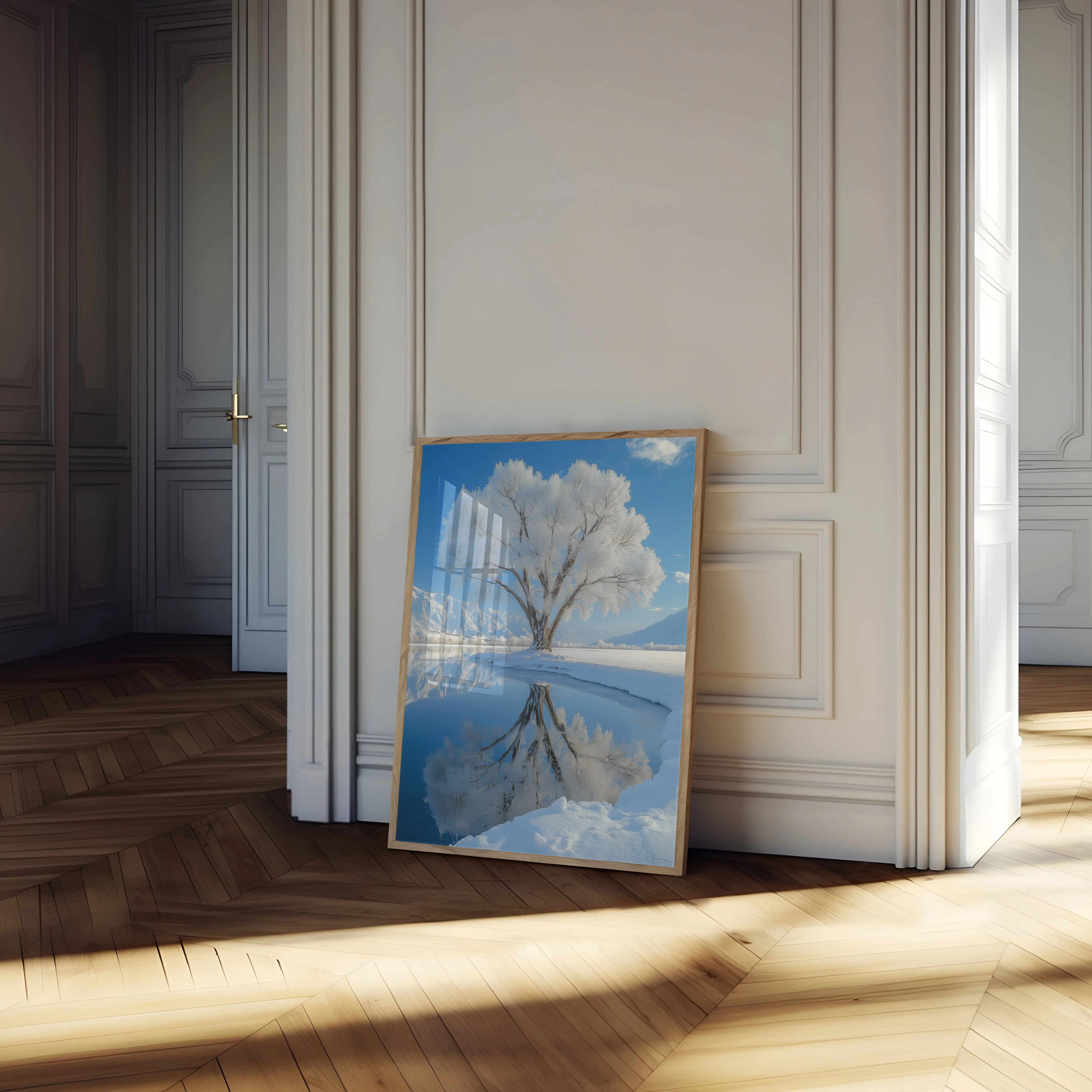 Frosted Solitude Winter Poster - Image 4