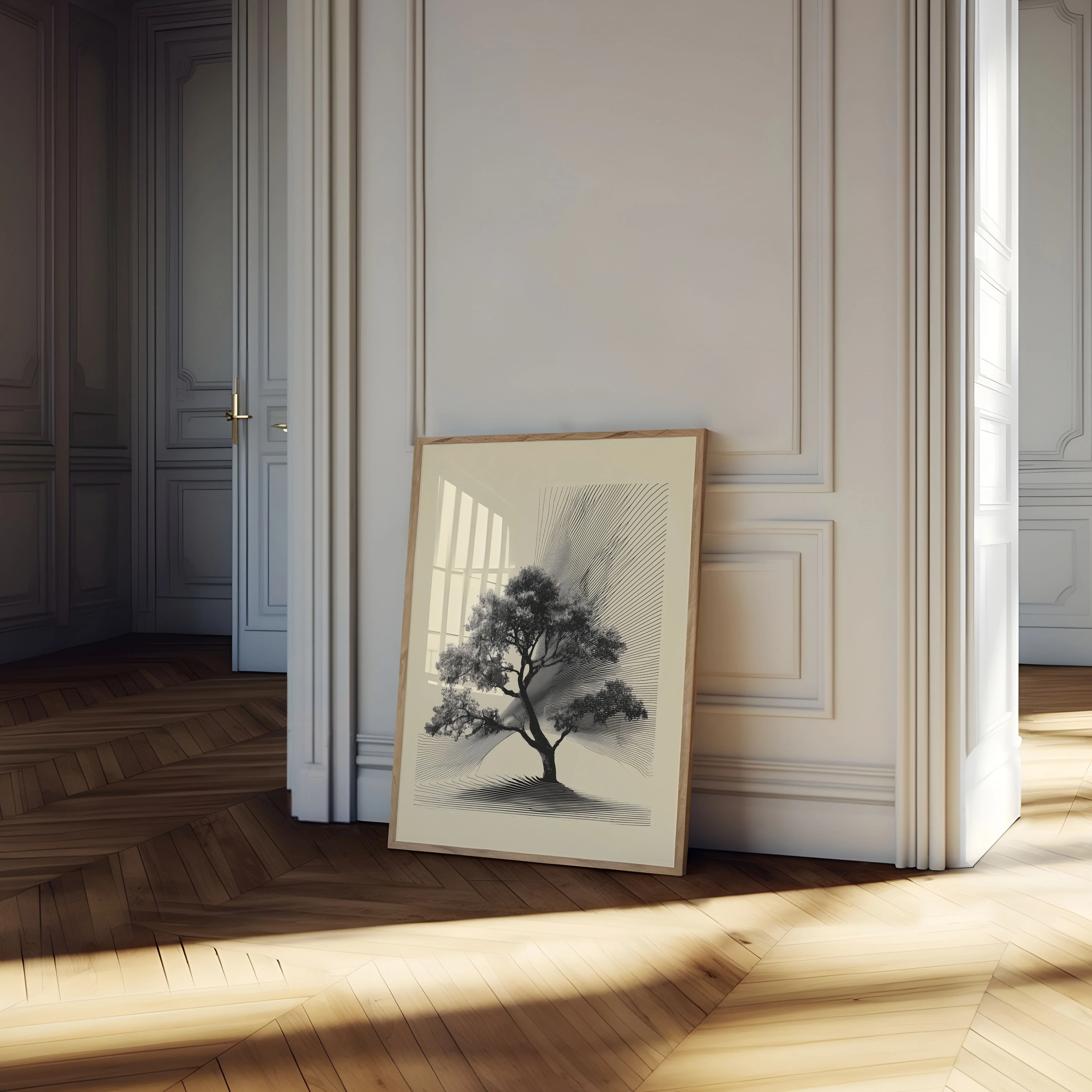 Geometric Nature Harmony Poster - Image 4