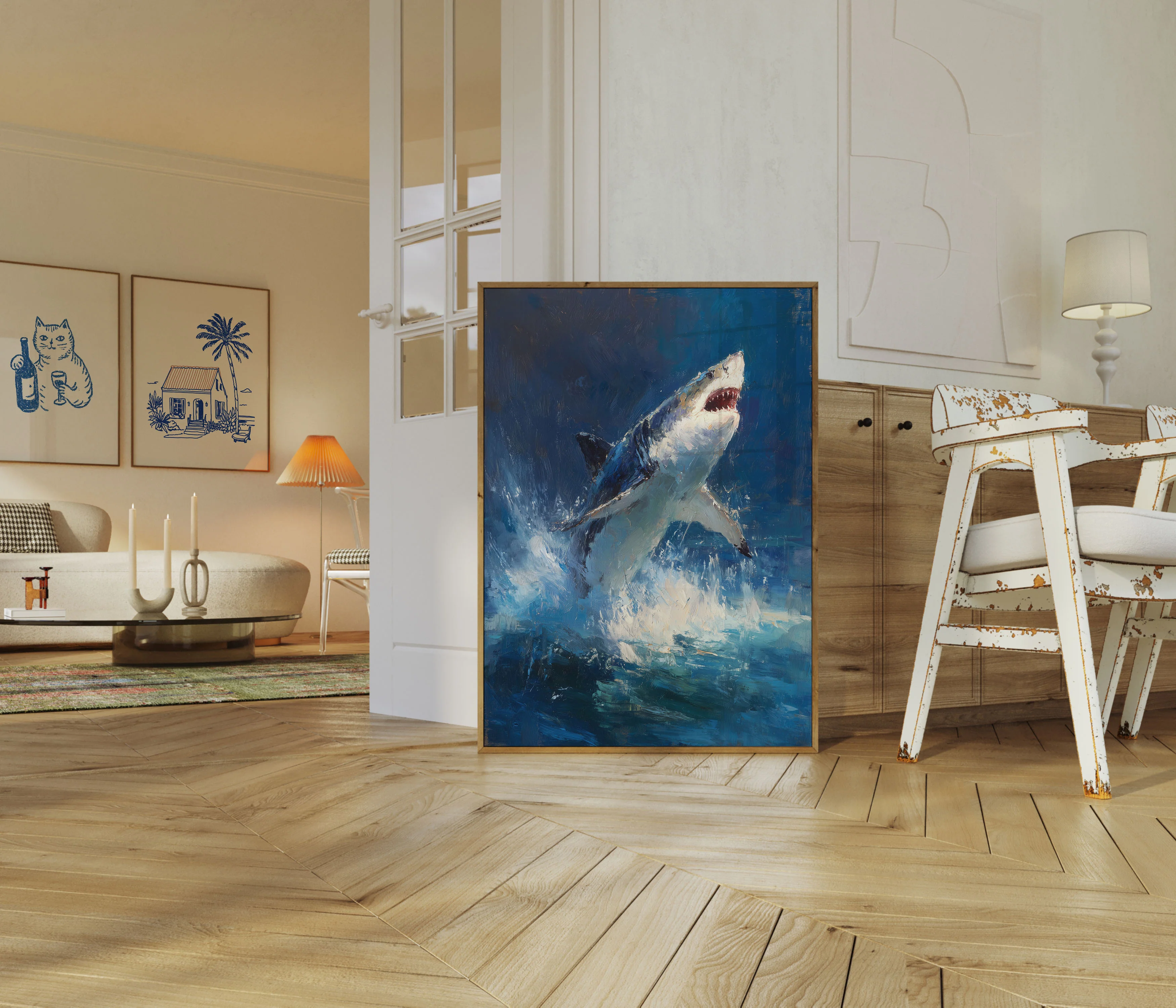 Great White Shark Attack Poster - Image 5
