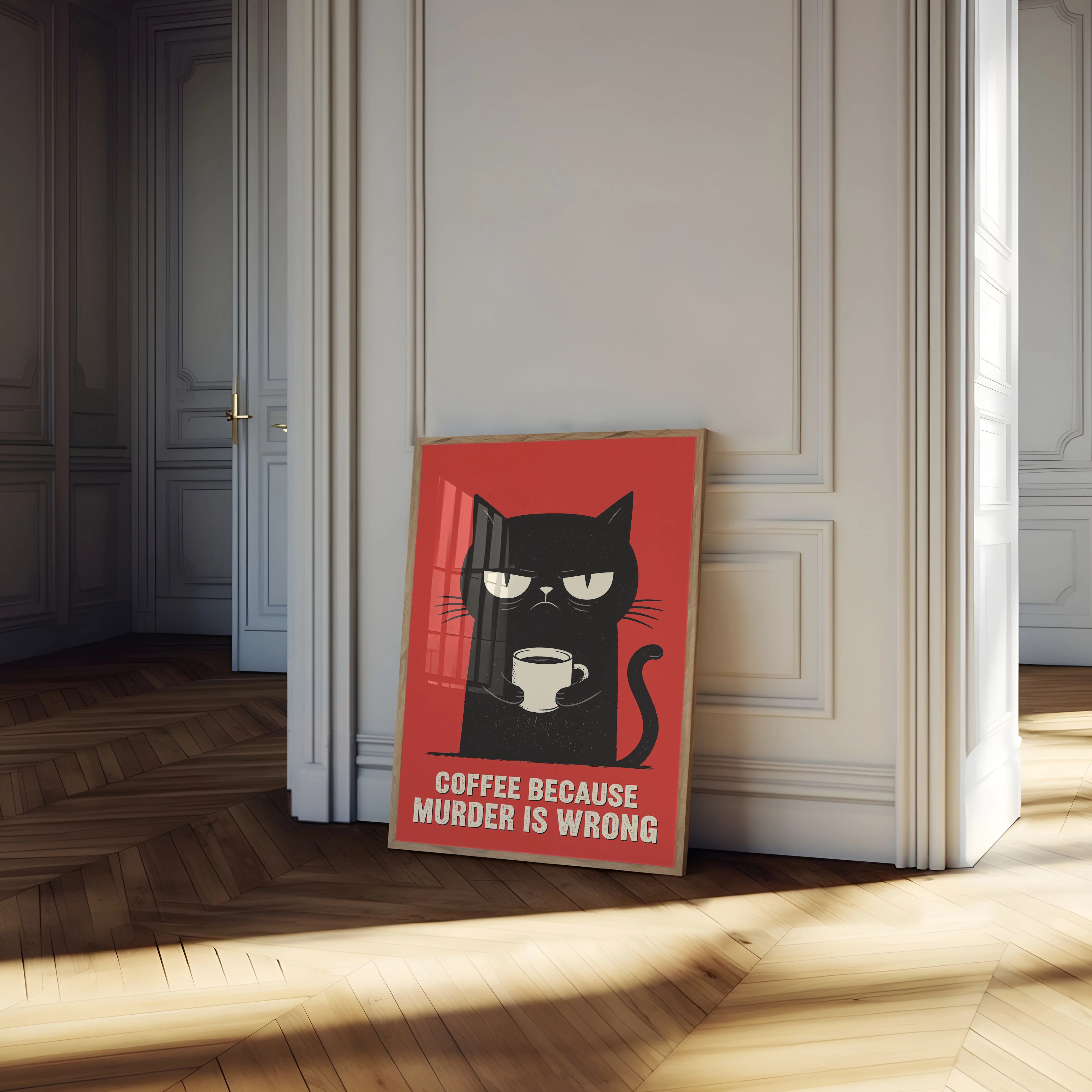 Grumpy Cat Coffee Lover Poster - Image 4