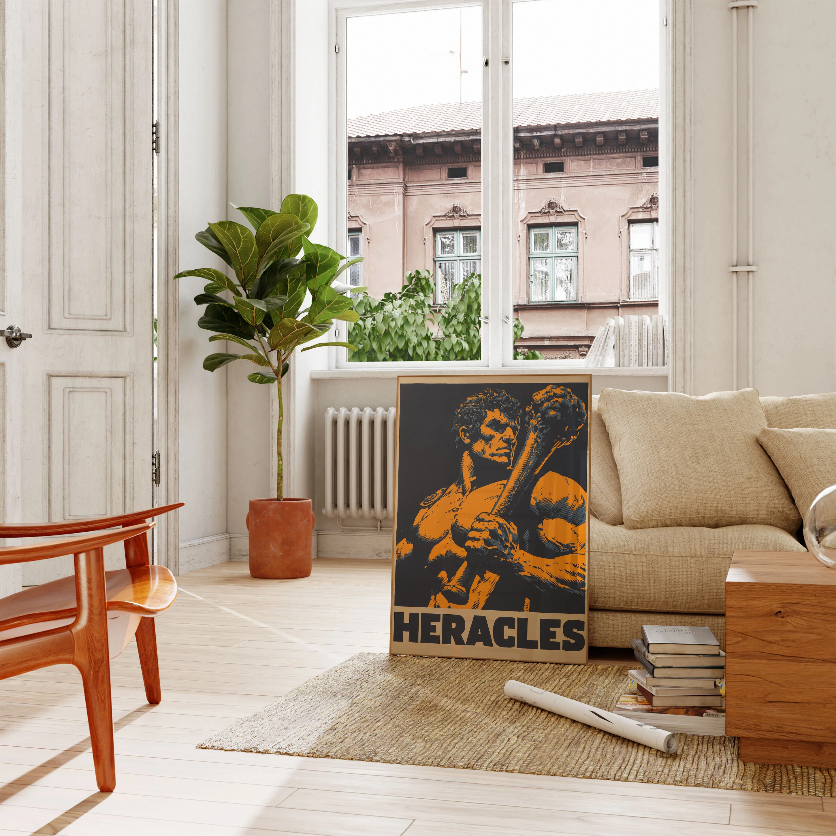 Heracles Mythological Strength Poster - Image 2