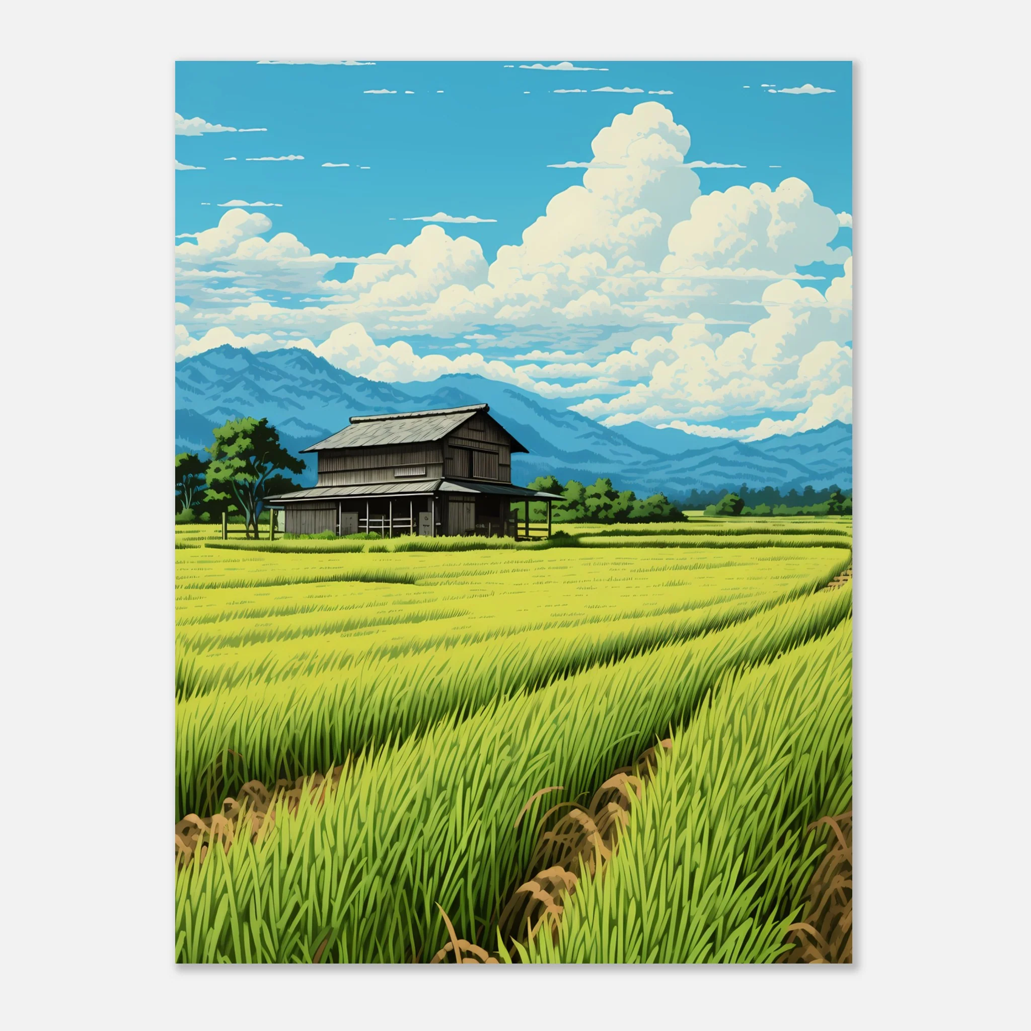 House In Ricefield - Poster - Image 9