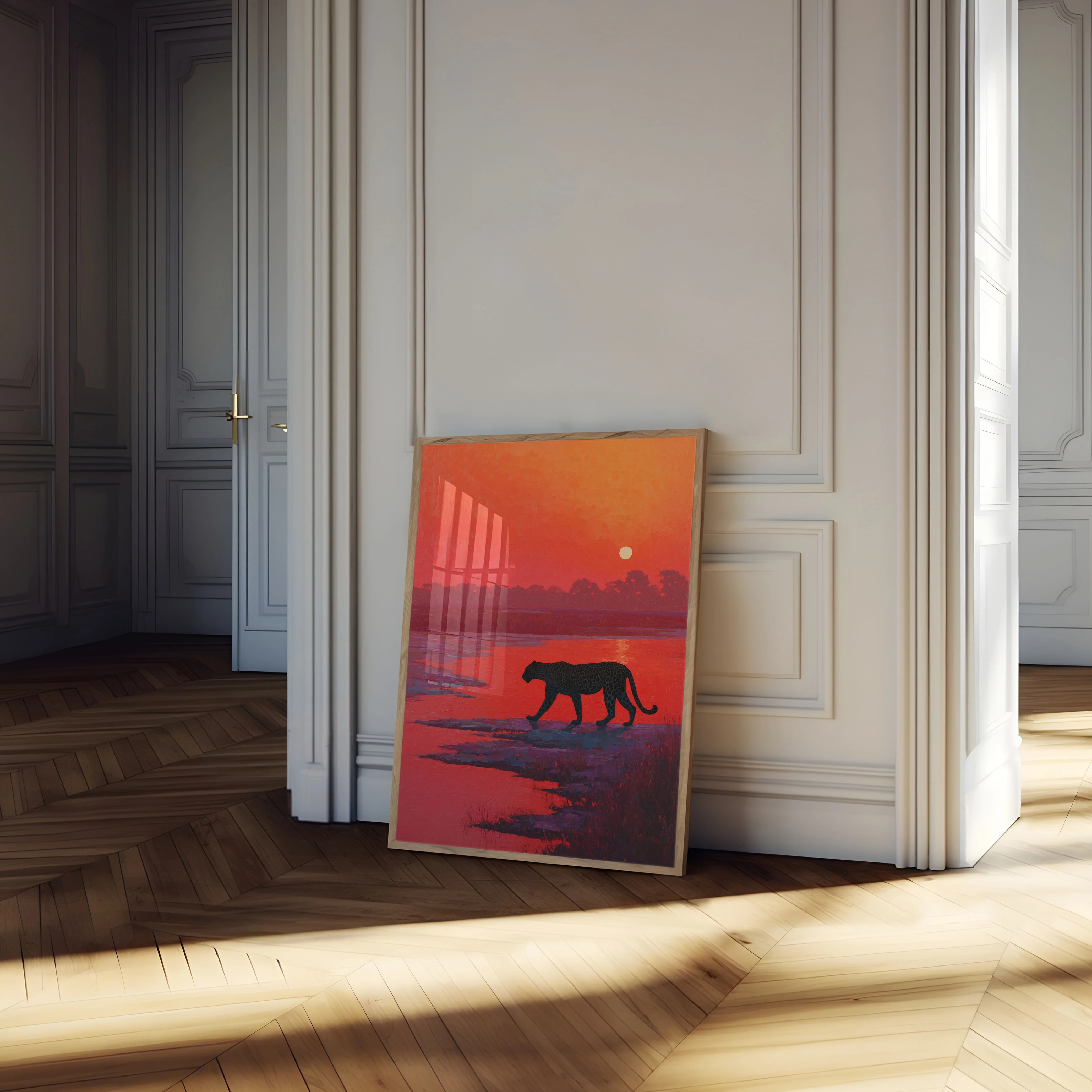 Leopard at Sunset Poster - Image 4