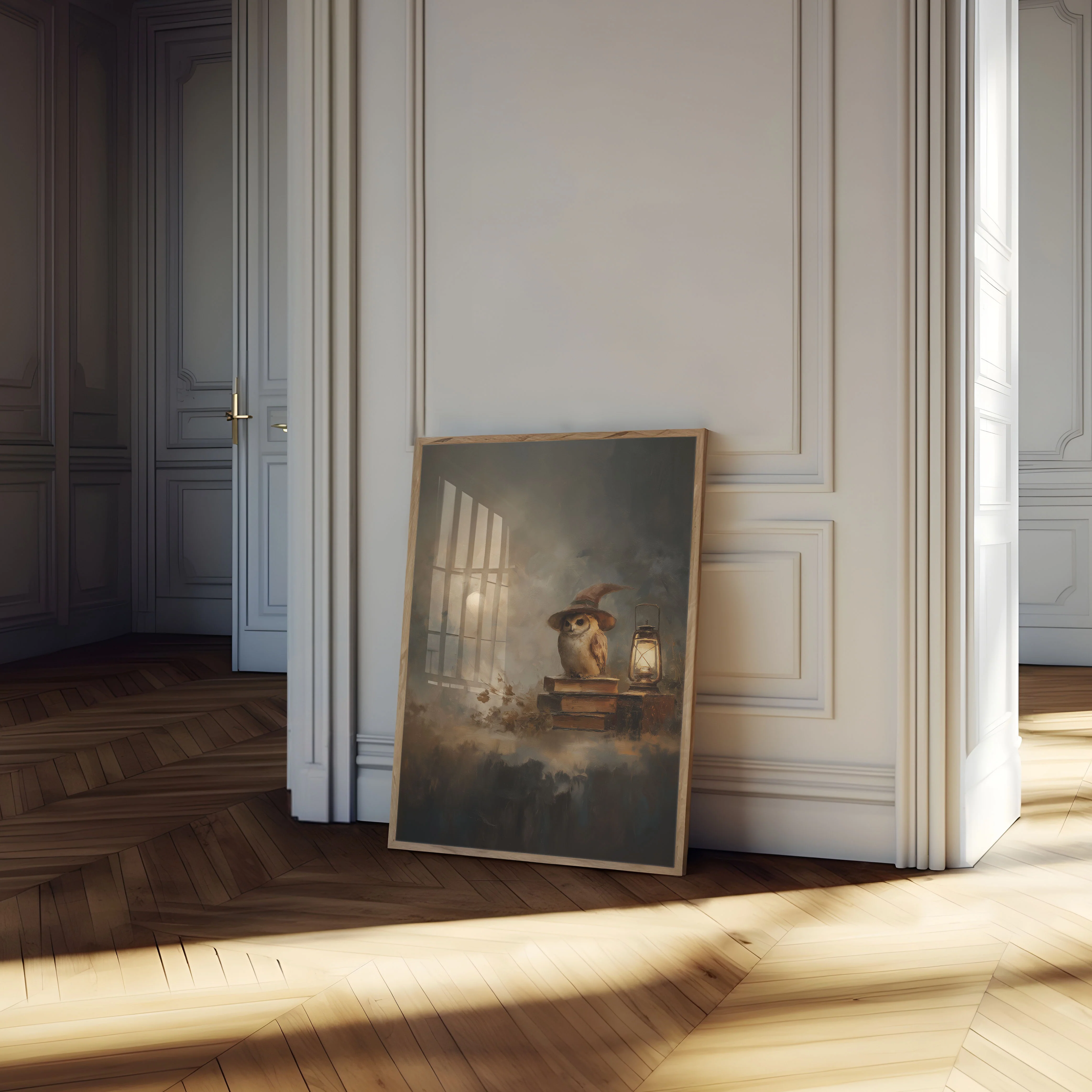 Magical Owl Library Poster - Image 4