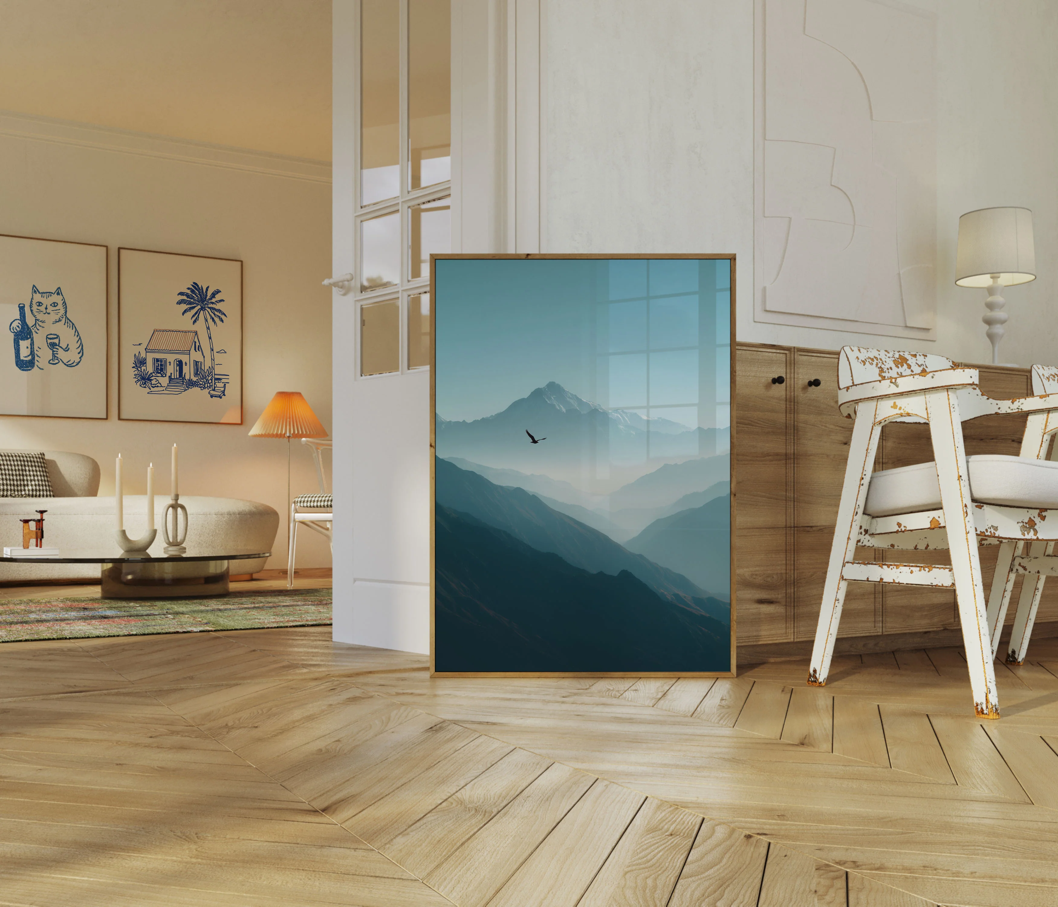 Majestic Mountain Eagle Flight Poster - Image 5