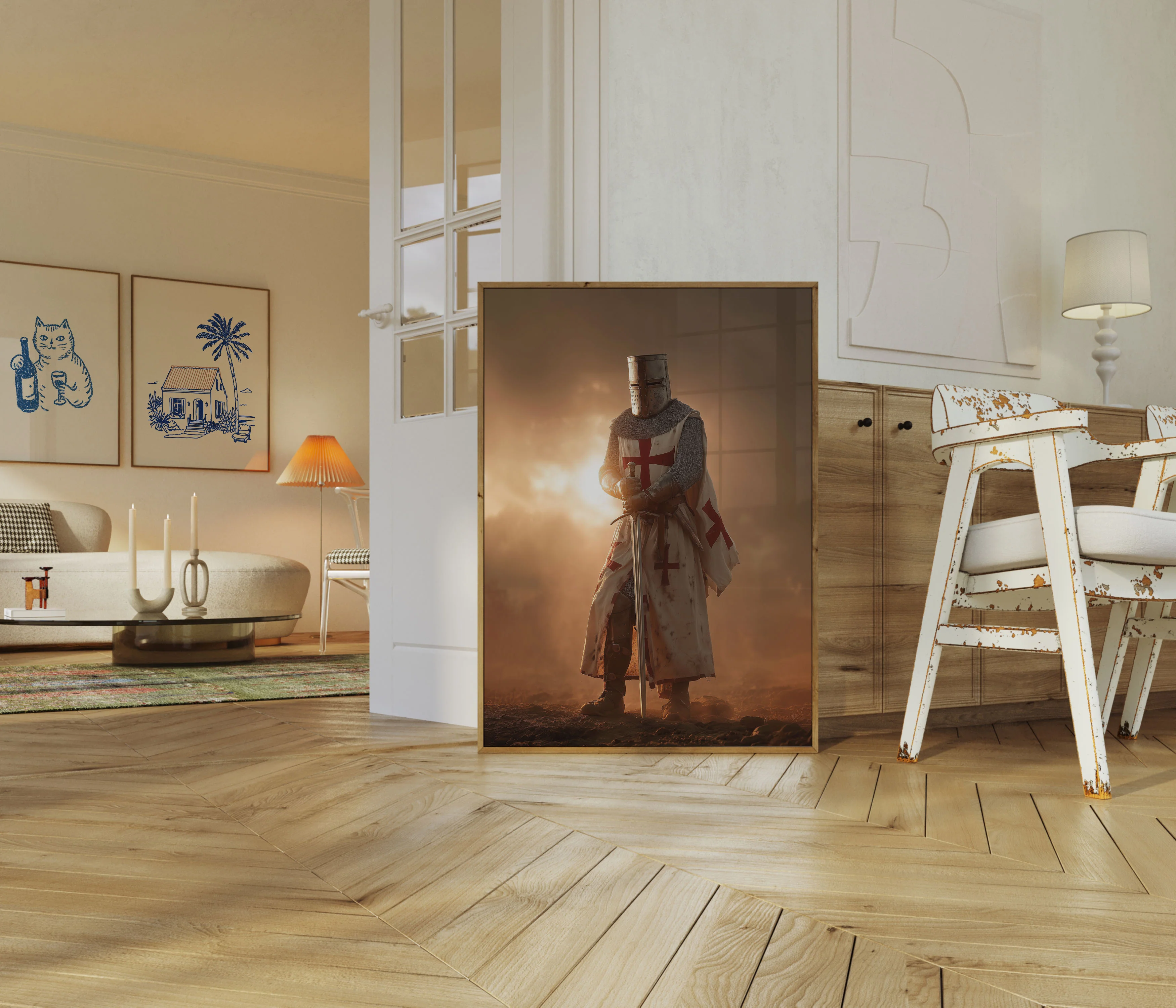 Medieval Templar Knight Poster - Image 5
