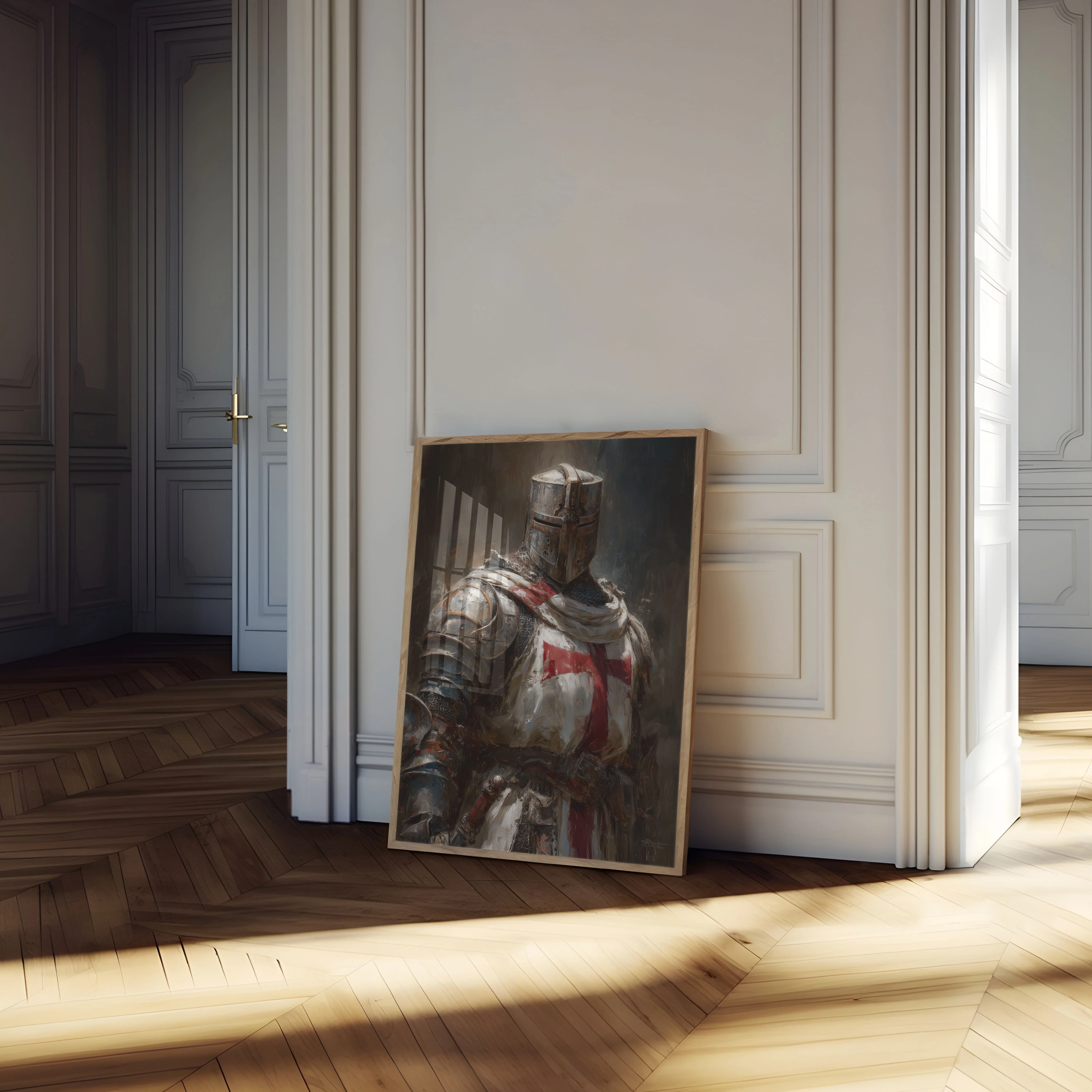 Medieval Templar Knight Warrior Poster - Image 4