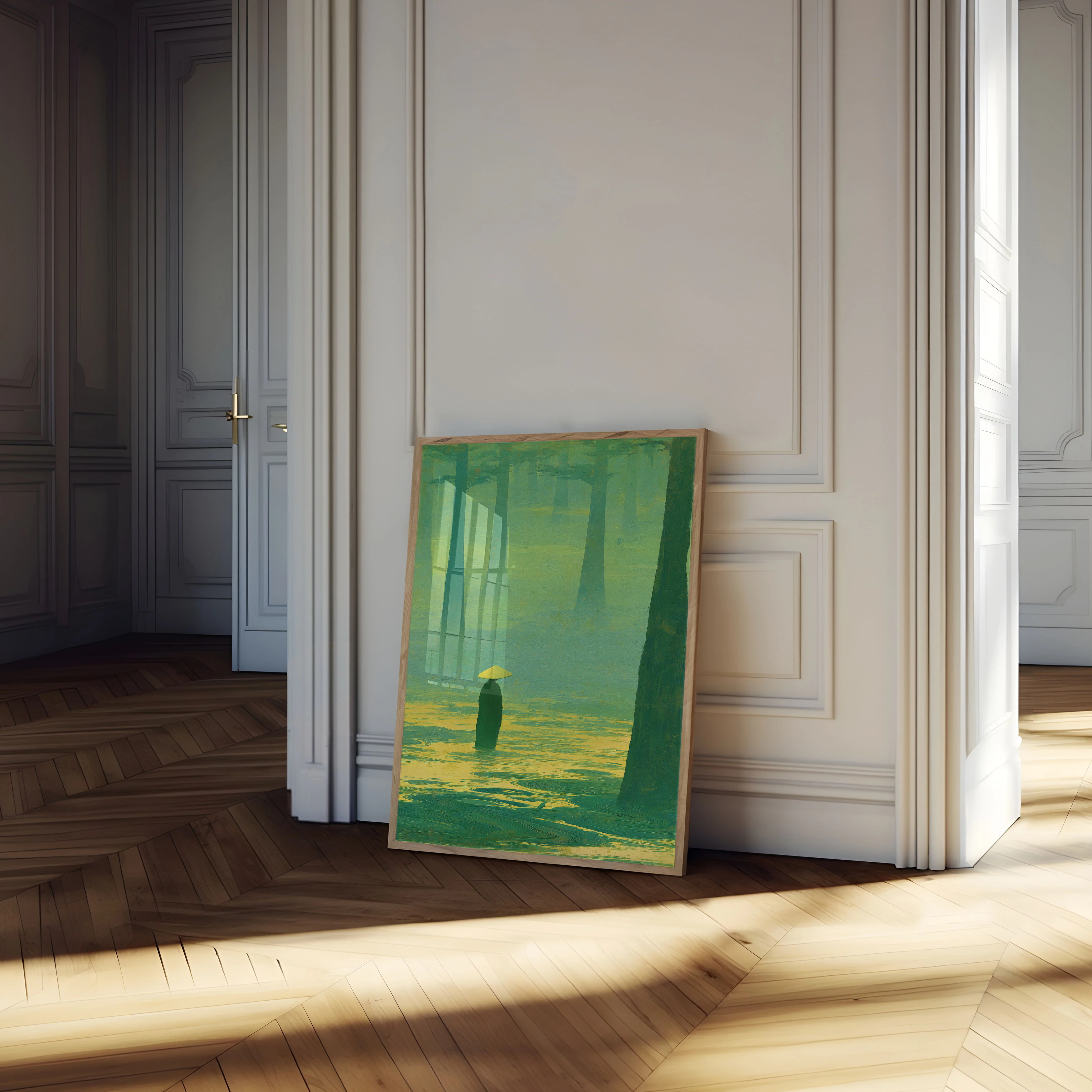 Meditation in the Misty Forest Poster - Image 4