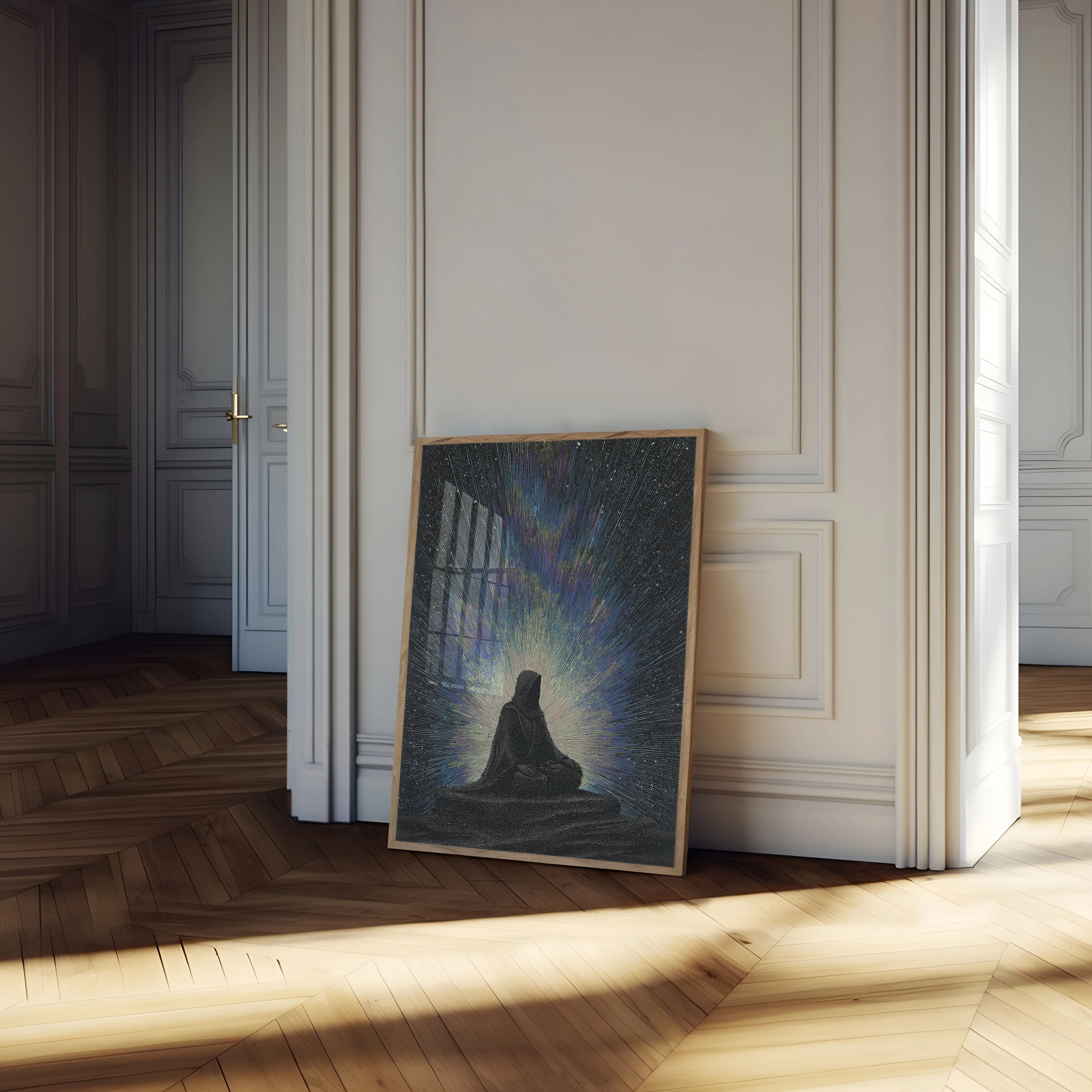 Meditation Under Starlight Poster - Image 4
