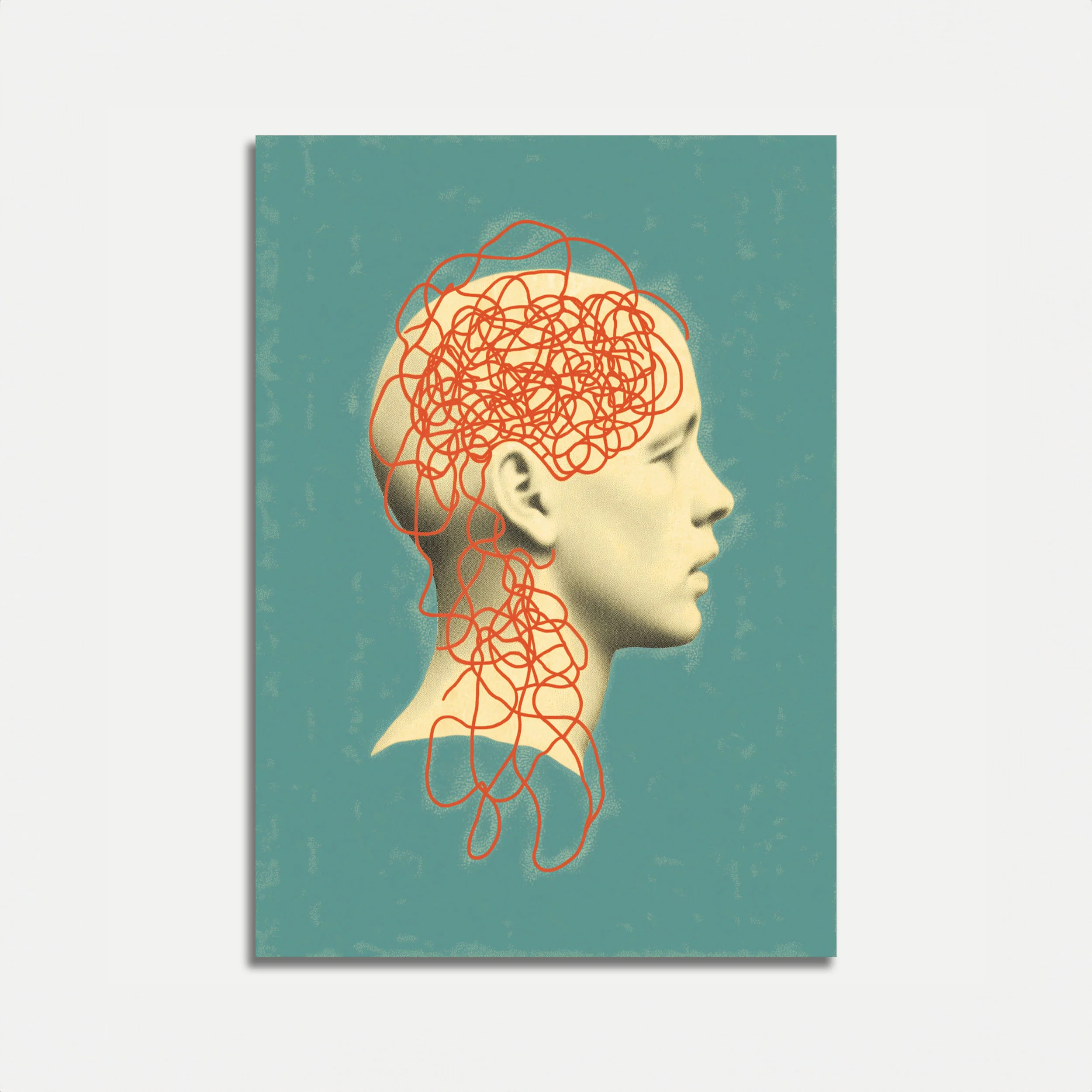 Mind's Tangled Thoughts Poster