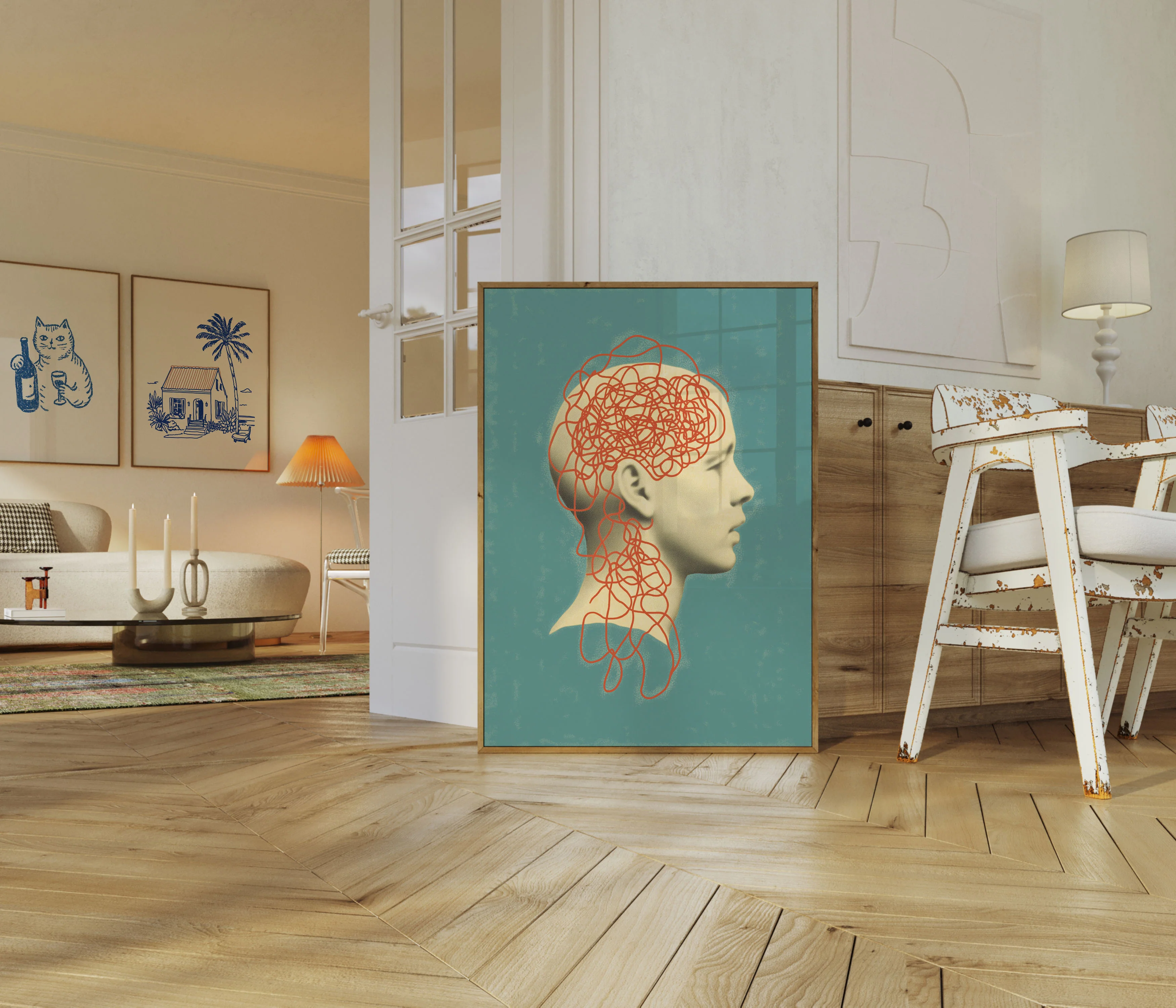 Mind's Tangled Thoughts Poster - Image 5