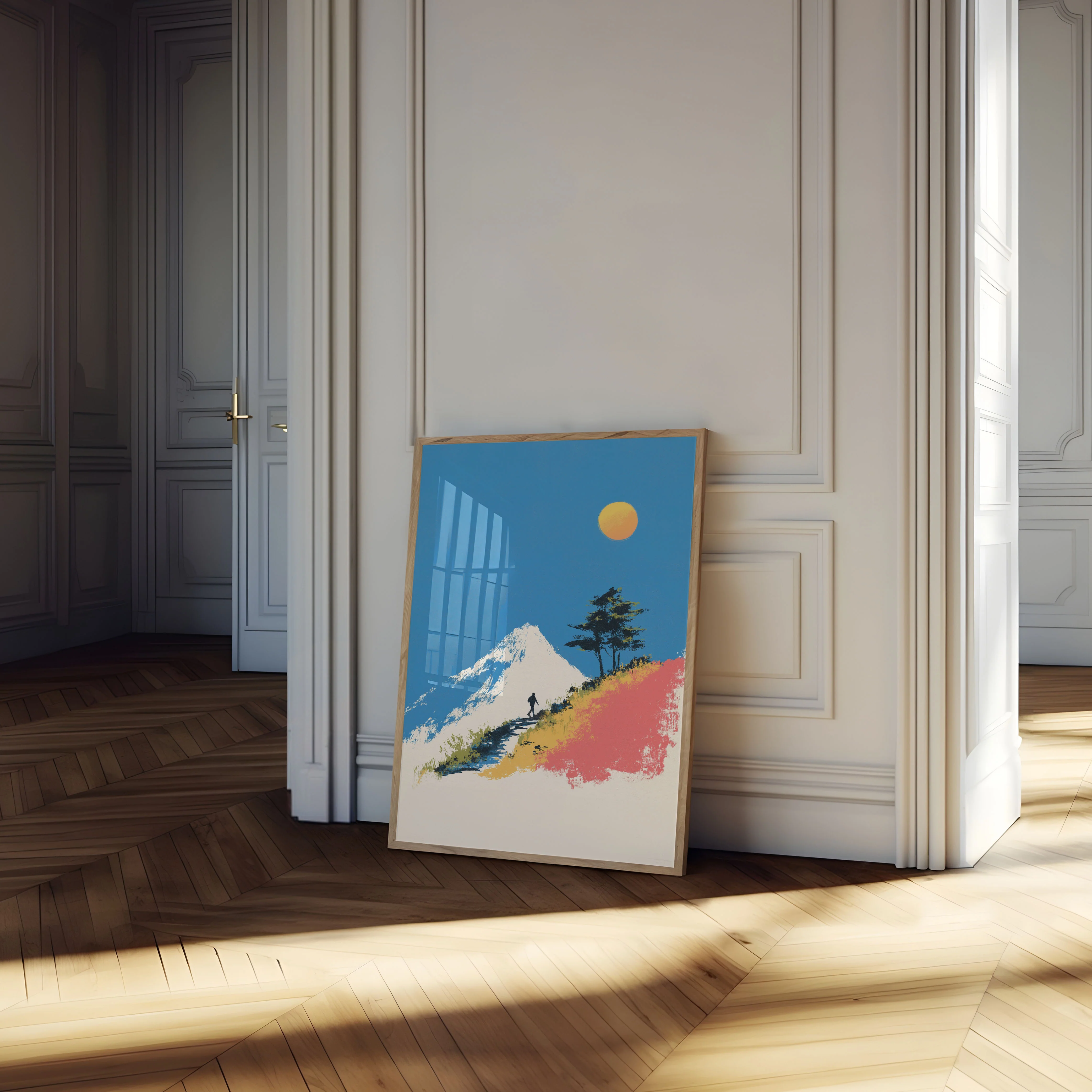 Mountain Solitude Journey Poster - Image 4